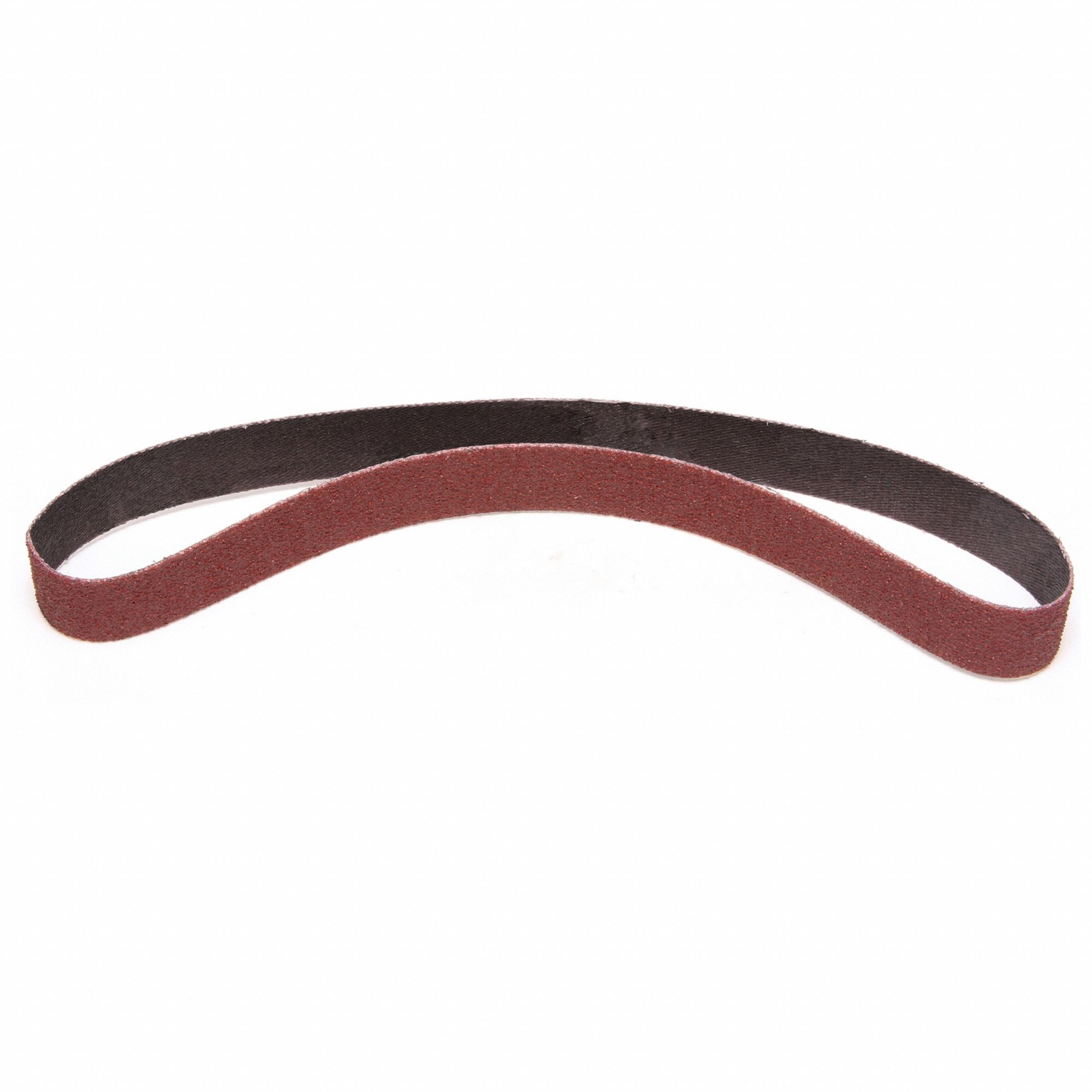 Sanding Belt: 1/2 in W x 24 in L, Ceramic, 120 Grit, YF Wt Polyester Backing, 767F, 200 PK