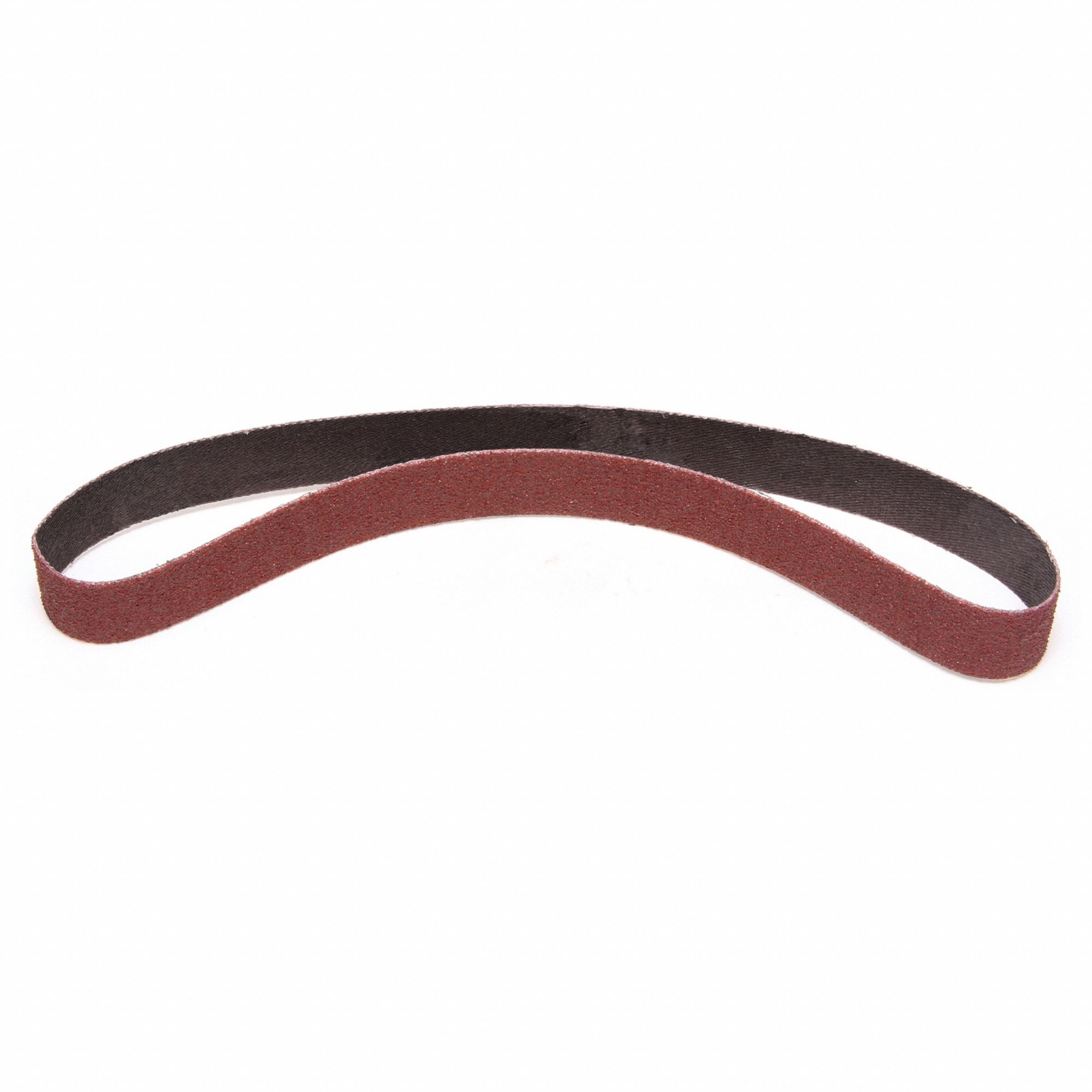 Sanding Belt: 1/2 in W x 24 in L, Ceramic, 80 Grit, YF Wt Polyester Backing, 767F, 200 PK