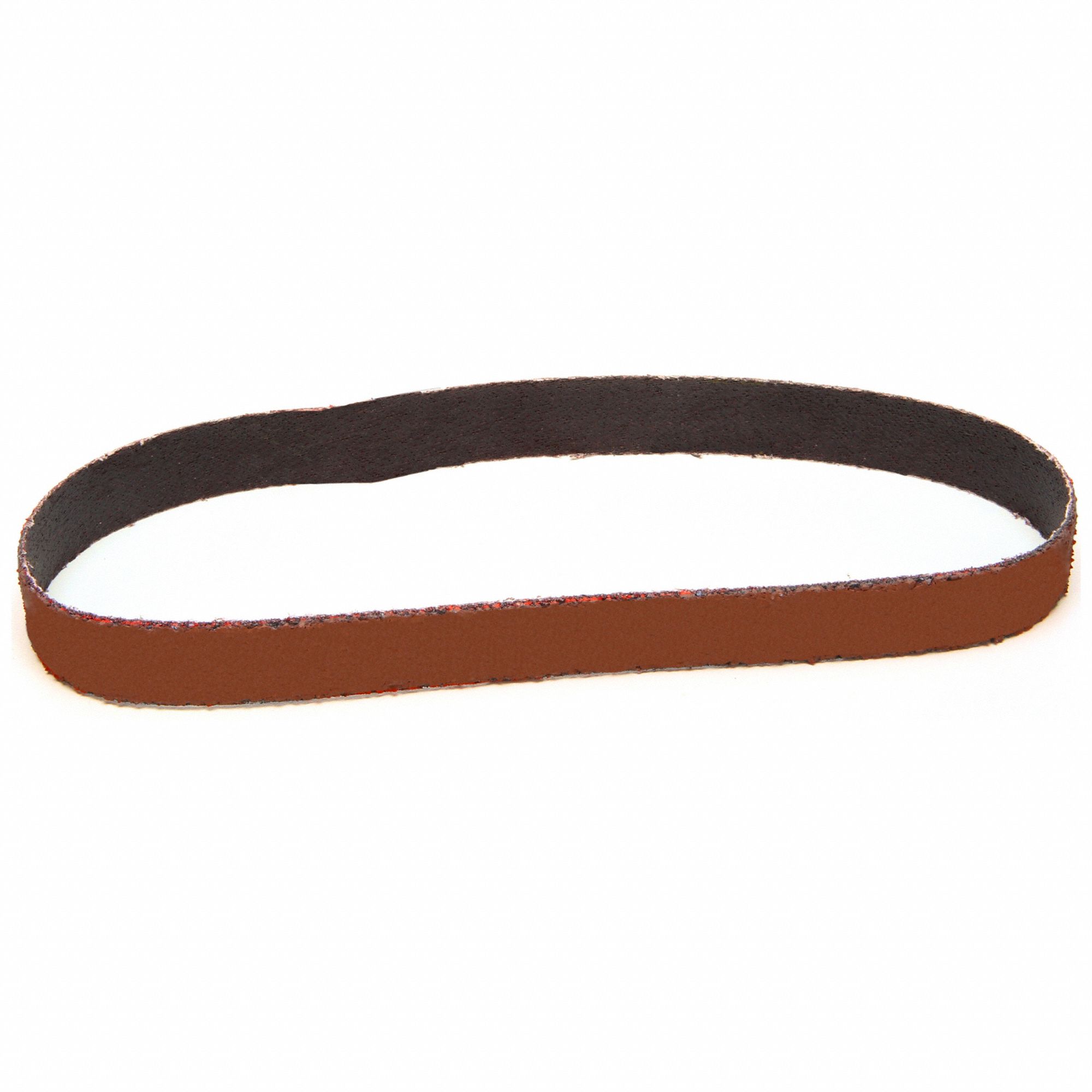 Sanding Belt: 1/2 in W x 18 in L, Ceramic, 80 Grit, YF Wt Polyester Backing, 767F, 200 PK