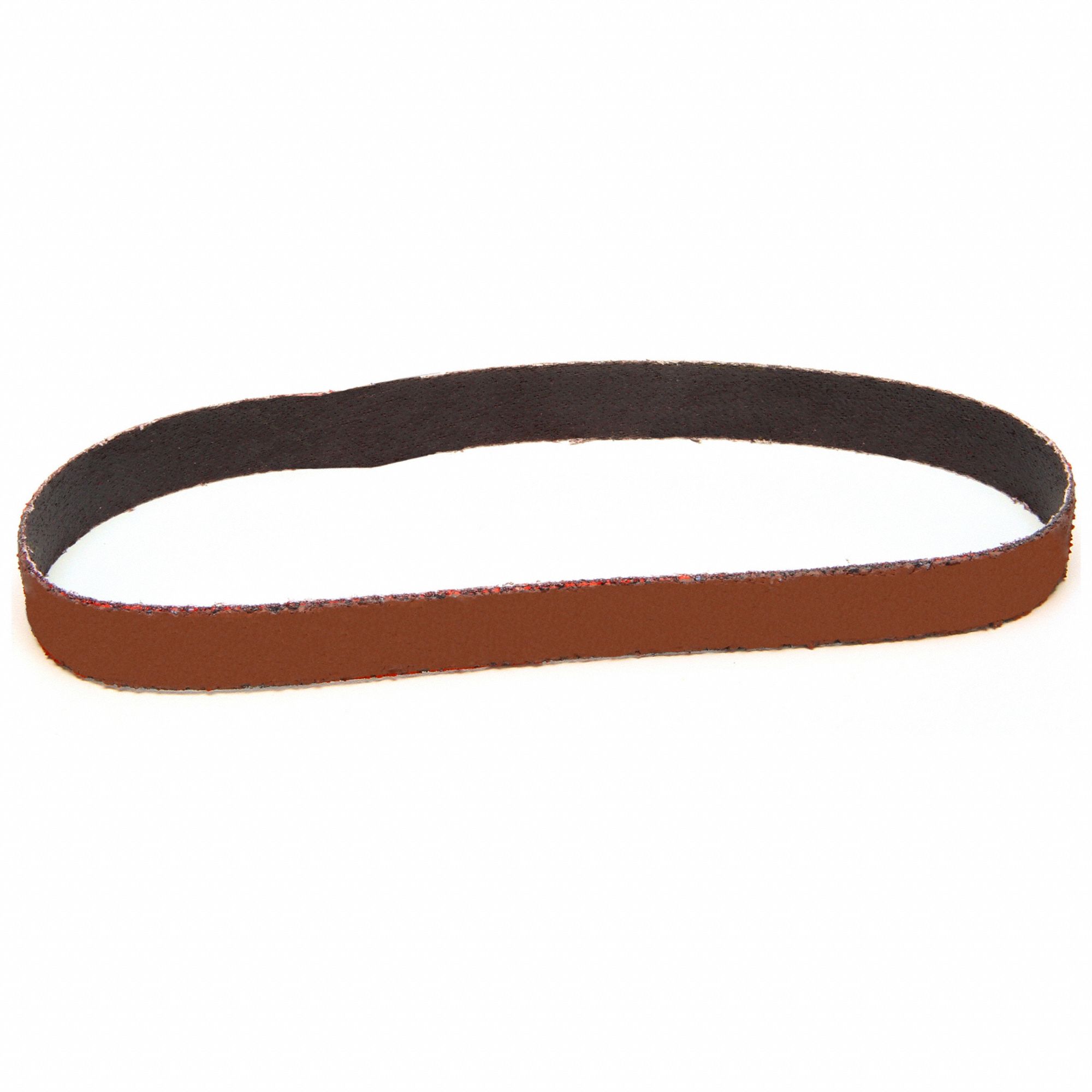 Sanding Belt: 1/2 in W x 12 in L, Ceramic, 80 Grit, YF Wt Polyester Backing, 767F, 200 PK