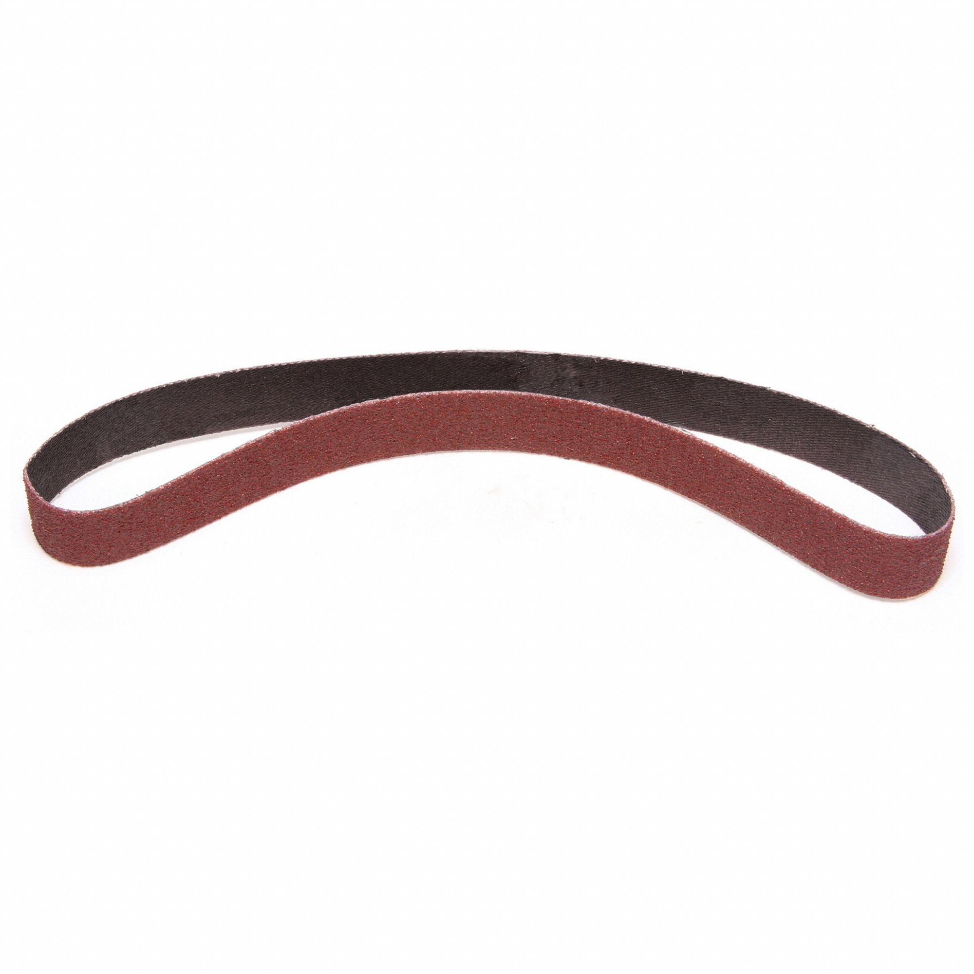 Sanding Belt: 1/4 in W x 24 in L, Ceramic, 60 Grit, YF Wt Polyester Backing, 767F, 200 PK