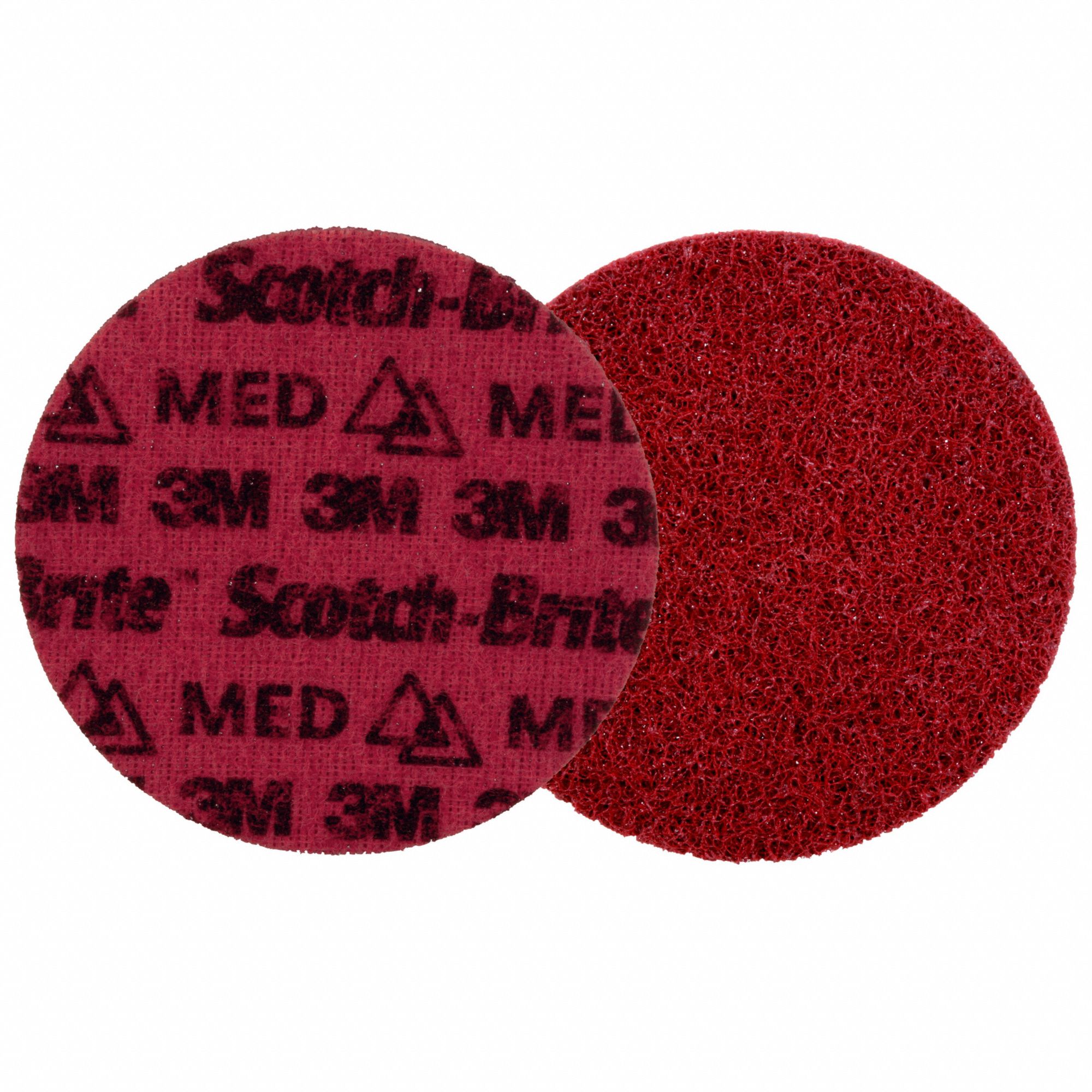 HOOK-AND-LOOP SURFACE CONDITIONING DISC, 5 IN DIAMETER, CERAMIC, MEDIUM, 50 PK