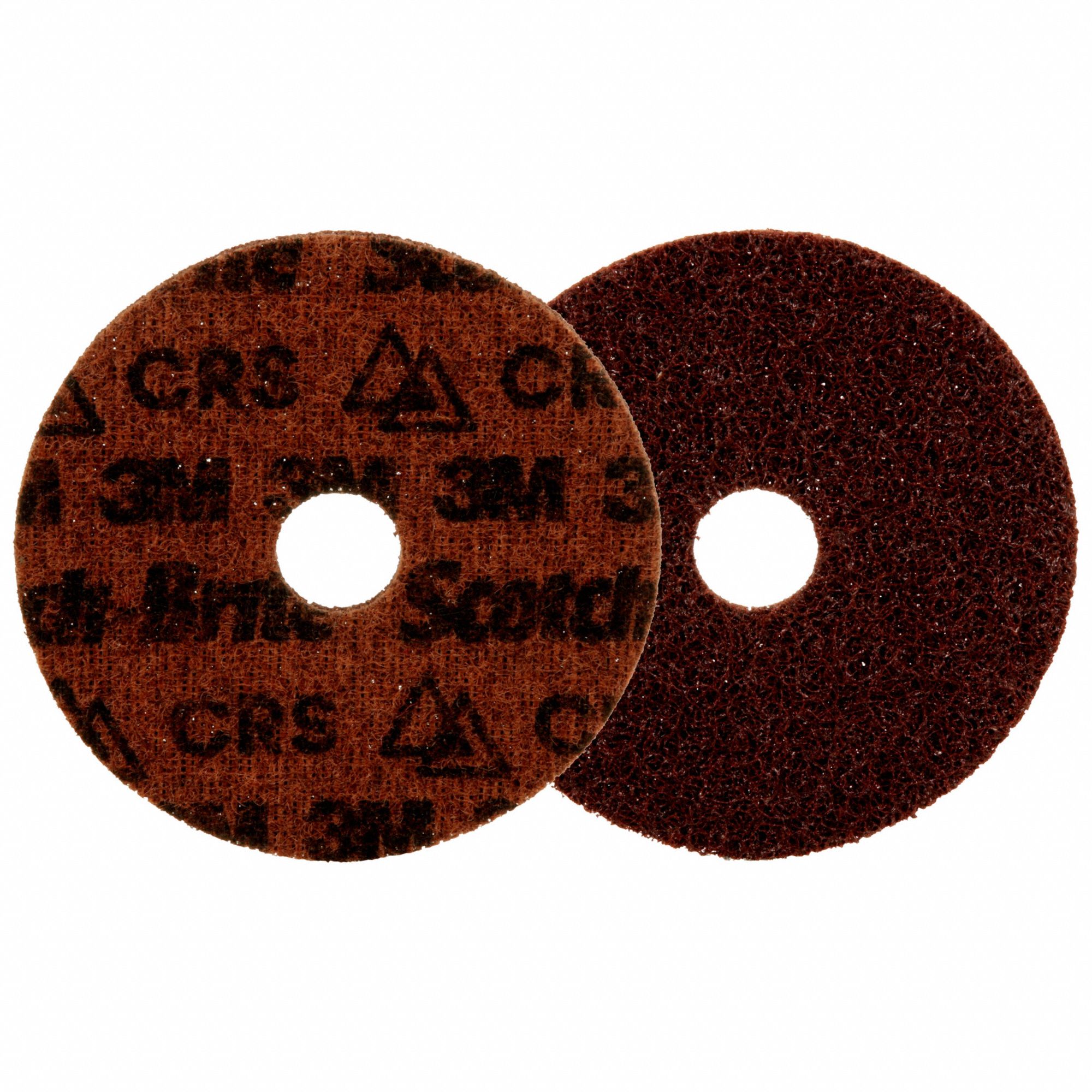 Hook-and-Loop Surface Conditioning Disc: 4 1/2 in x 7/8 in, Ceramic, Coarse, 50 PK