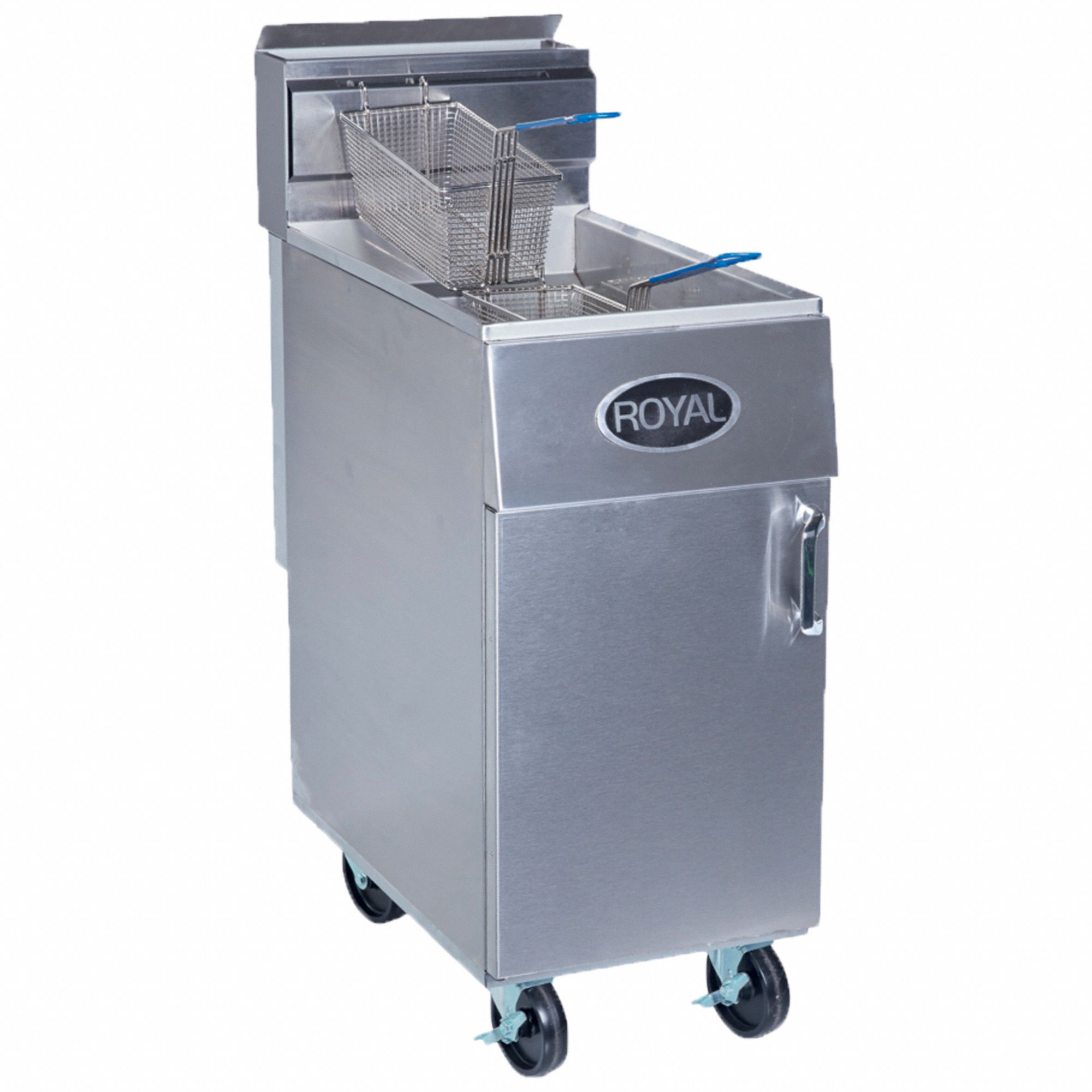 ROYAL ALL STAINLESS 50LB DEEP FAT FRYER 794G20RFT50 Grainger