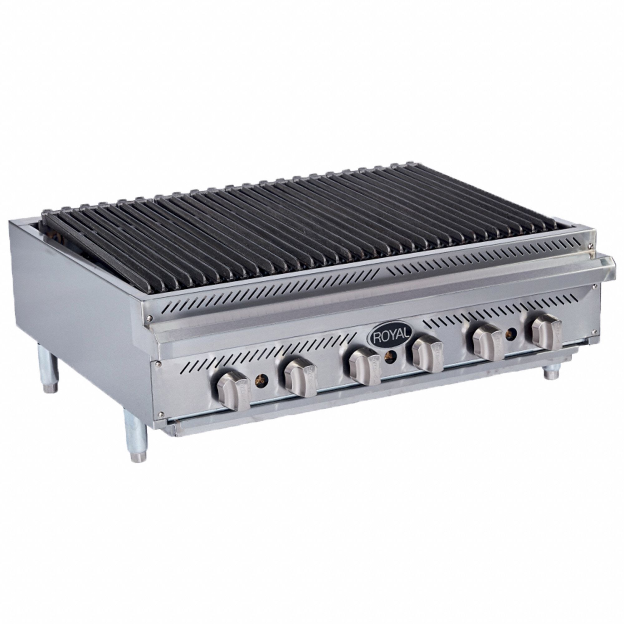 Countertop Radiant Broiler: Gas, 30 in x 30 1/2 in Cooking Surface