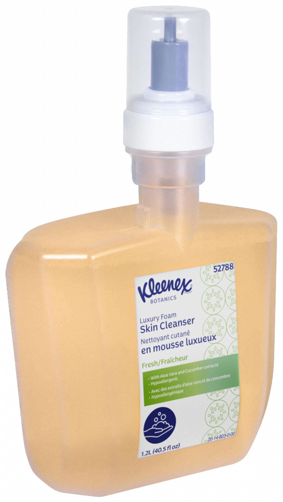 LUXURY FOAM SOAP, 1.2 L, FOAM, FRESH, DYE FREE/HYPOALLERGENIC, 4 PK