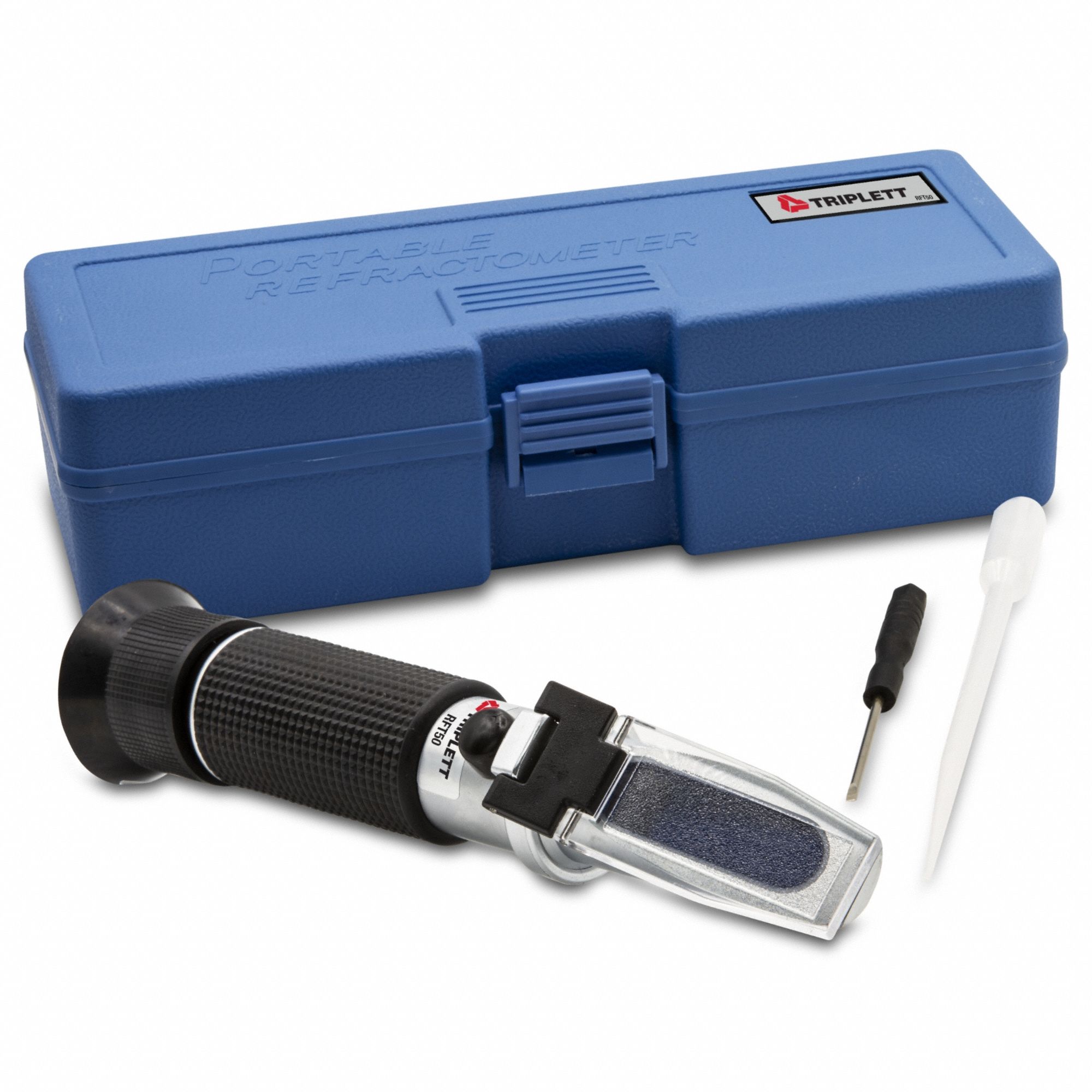 Refractometer: Battery Acid Specific Gravity/Ethylene Glycol/Propylene Glycol, Auto, Analog