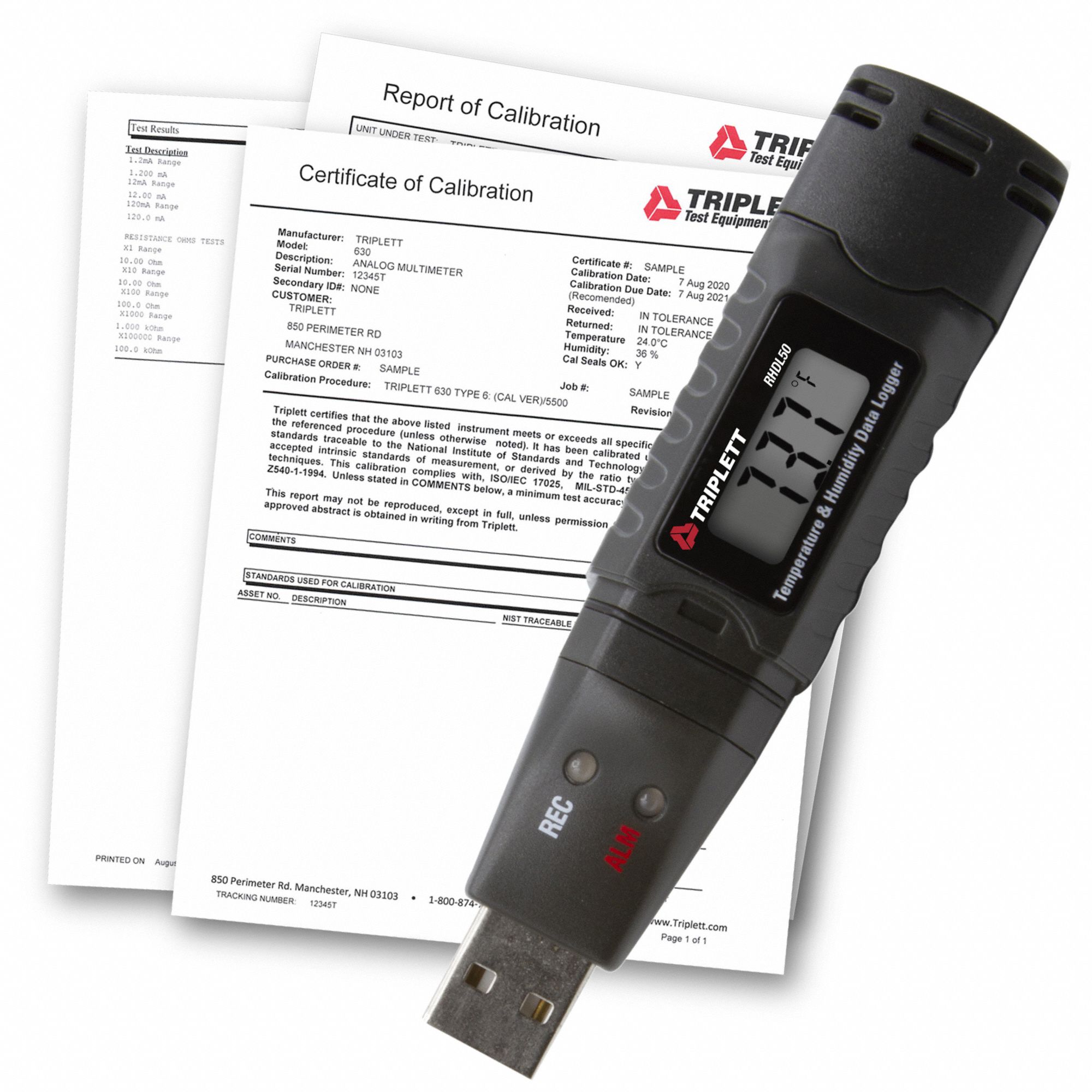 Hygro-Thermometer Datalogger NIST