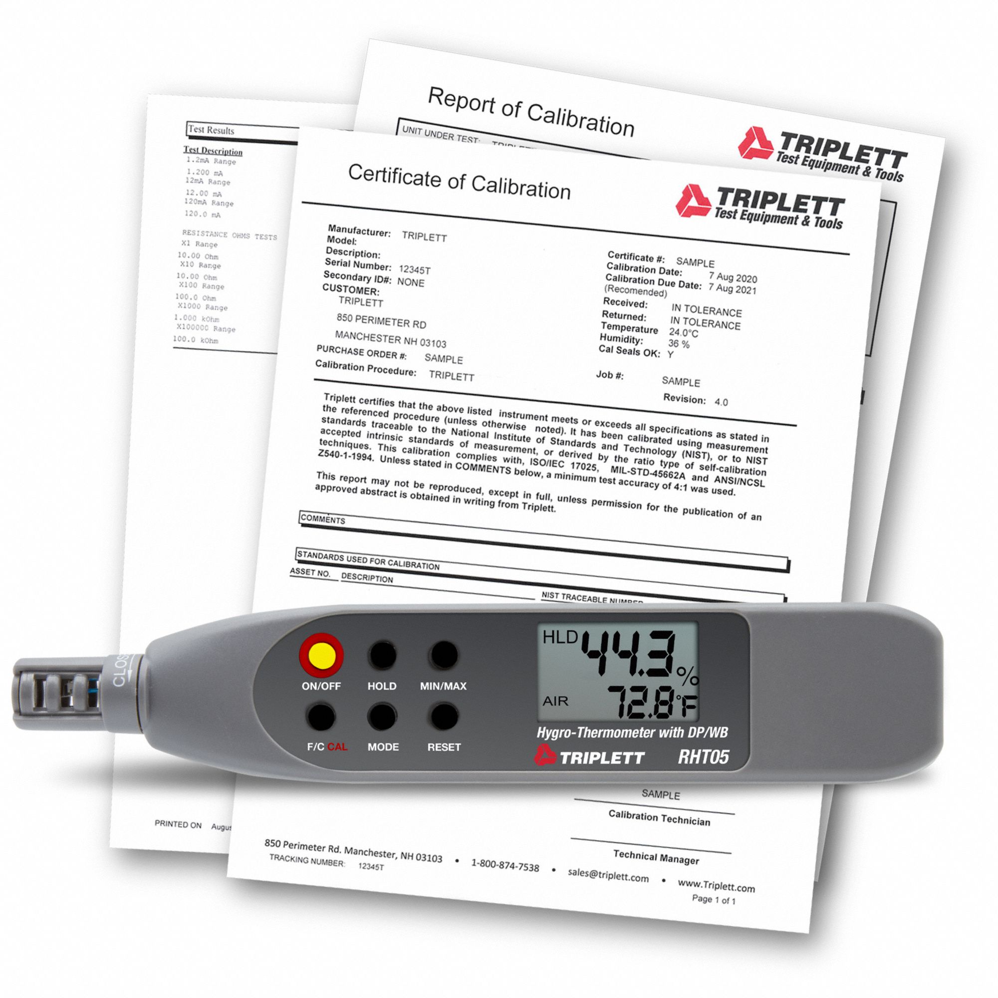 HUMIDITY PEN, ONBOARD, INCLUDED, AMBIENT TEMP, 1.7 IN X 0.6 IN X 0.6 IN, -4 ° F TO 140 ° F