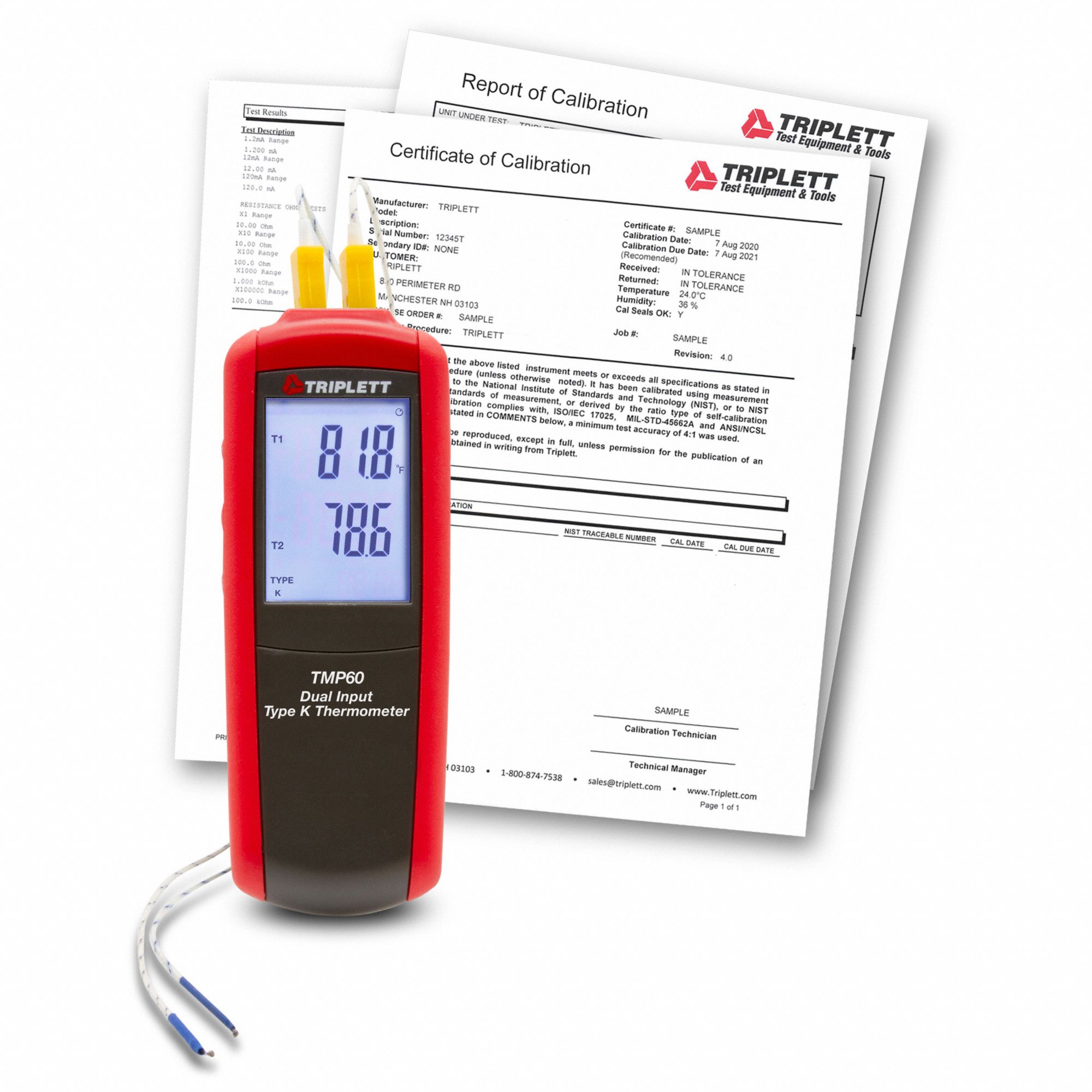 DIFFERENTIAL THERMOMETER,TYPE K