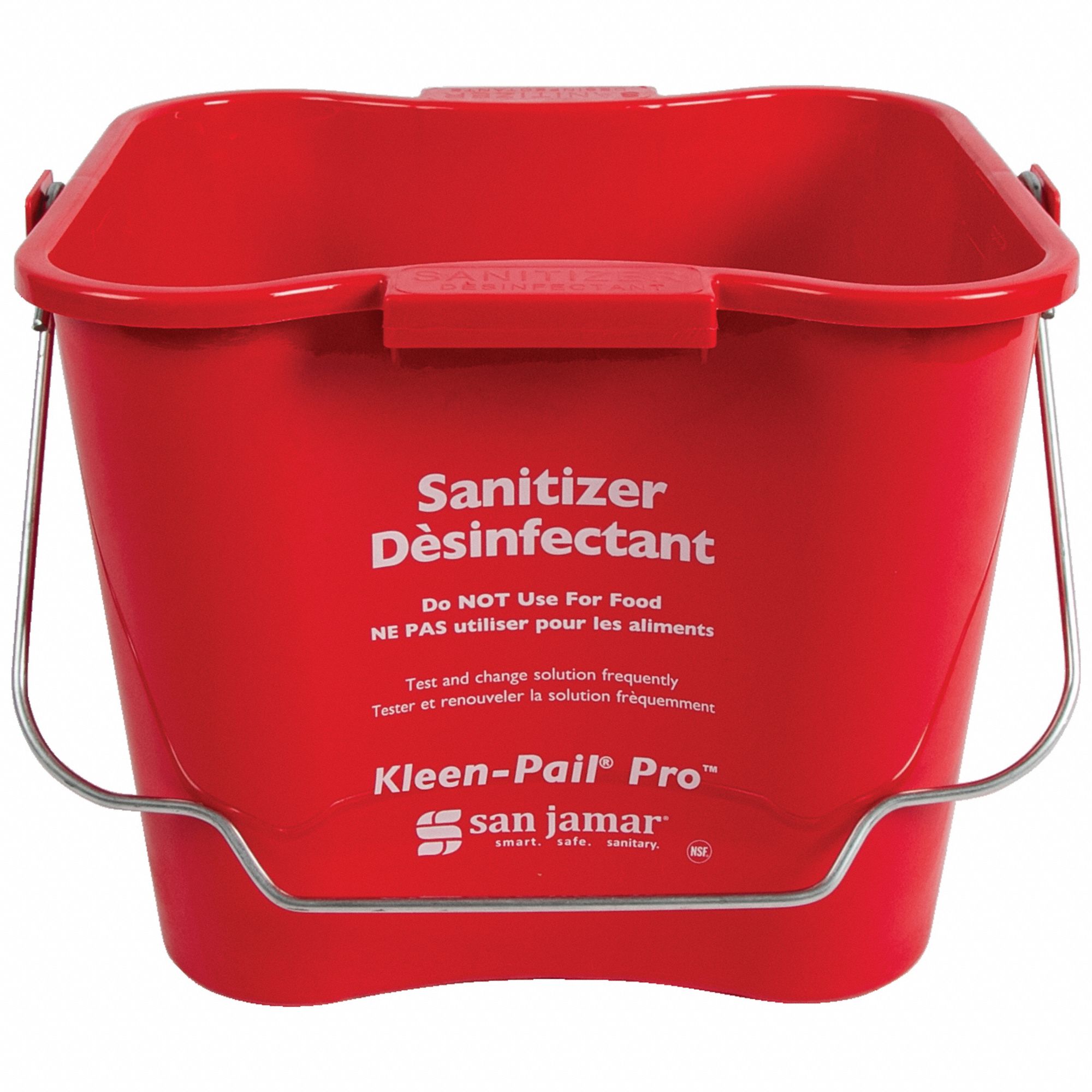 KLEENPAIL Cleaning Pail, Red, 7 1/4" L, 1 1/2 gal 795WP1KPP196RD