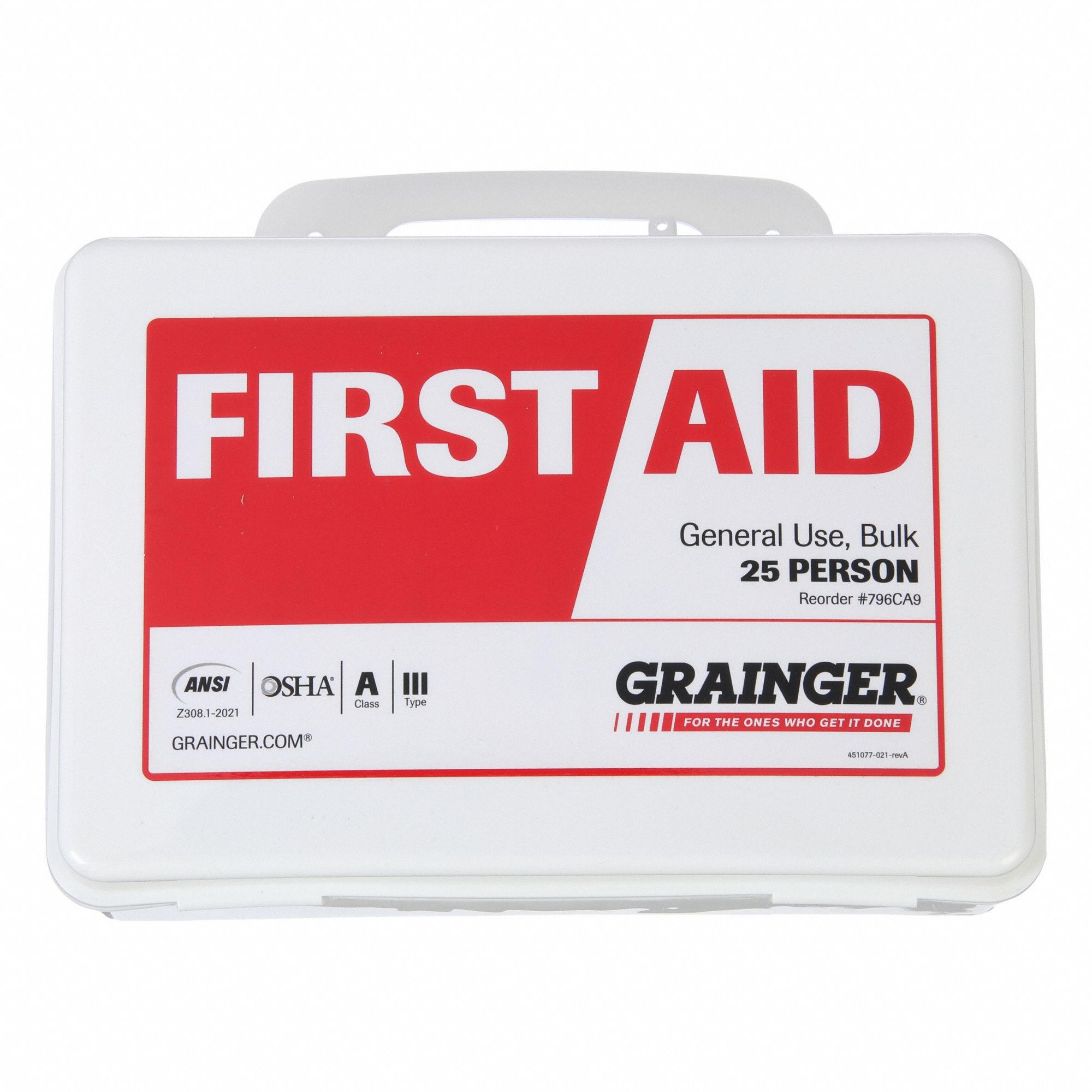 First Aid Kit w/House, 94pcs, WHT