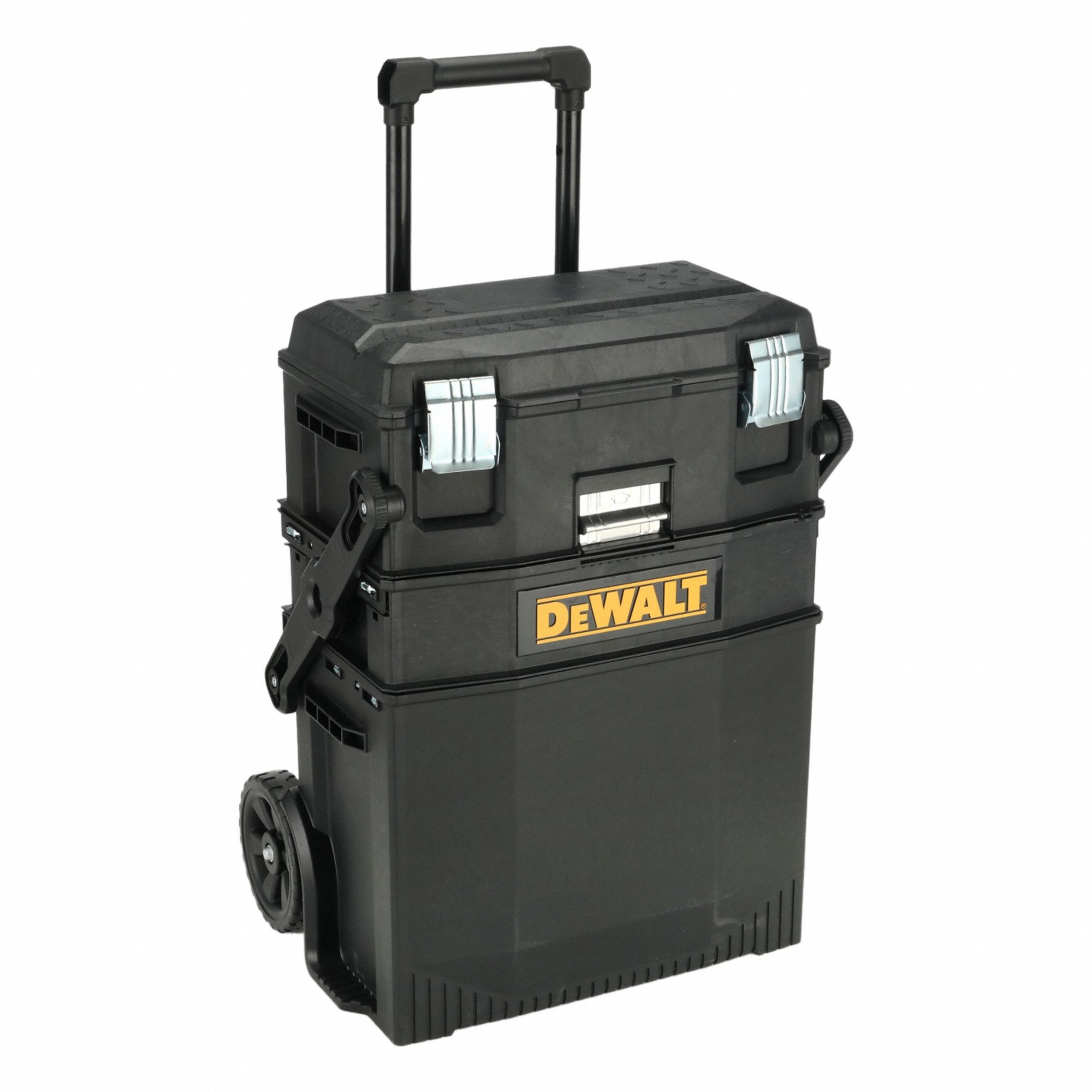 BOÎTE OUT PORTATIVE,4 NIVEAUX,ROUES ROBUSTES,CAP CHARGE DE 90 LB,NR,PLAST,22,5 GAL