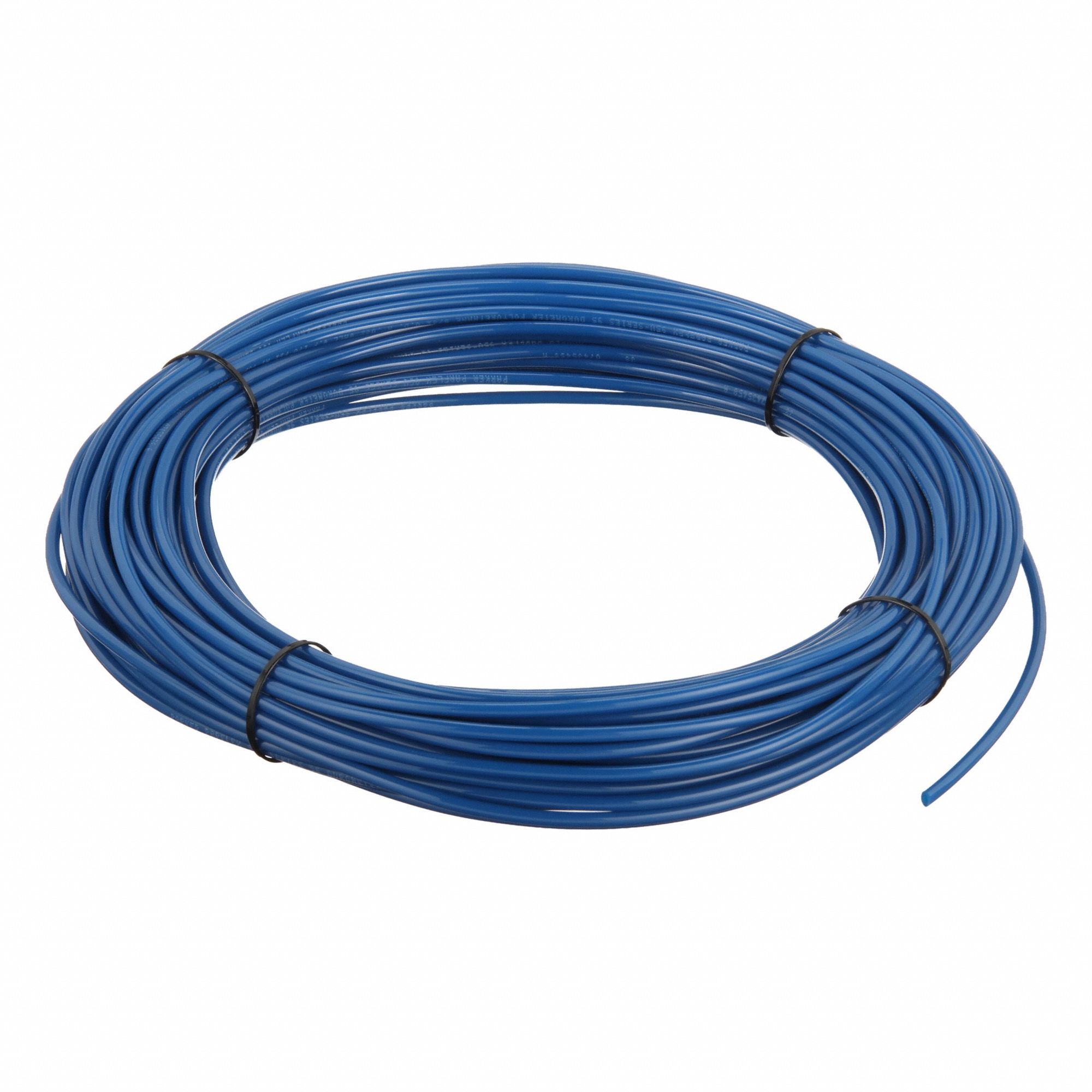 Tubing: Polyurethane, ID 3/32 in, OD 5/32 in, 100 ft Lg, Blue