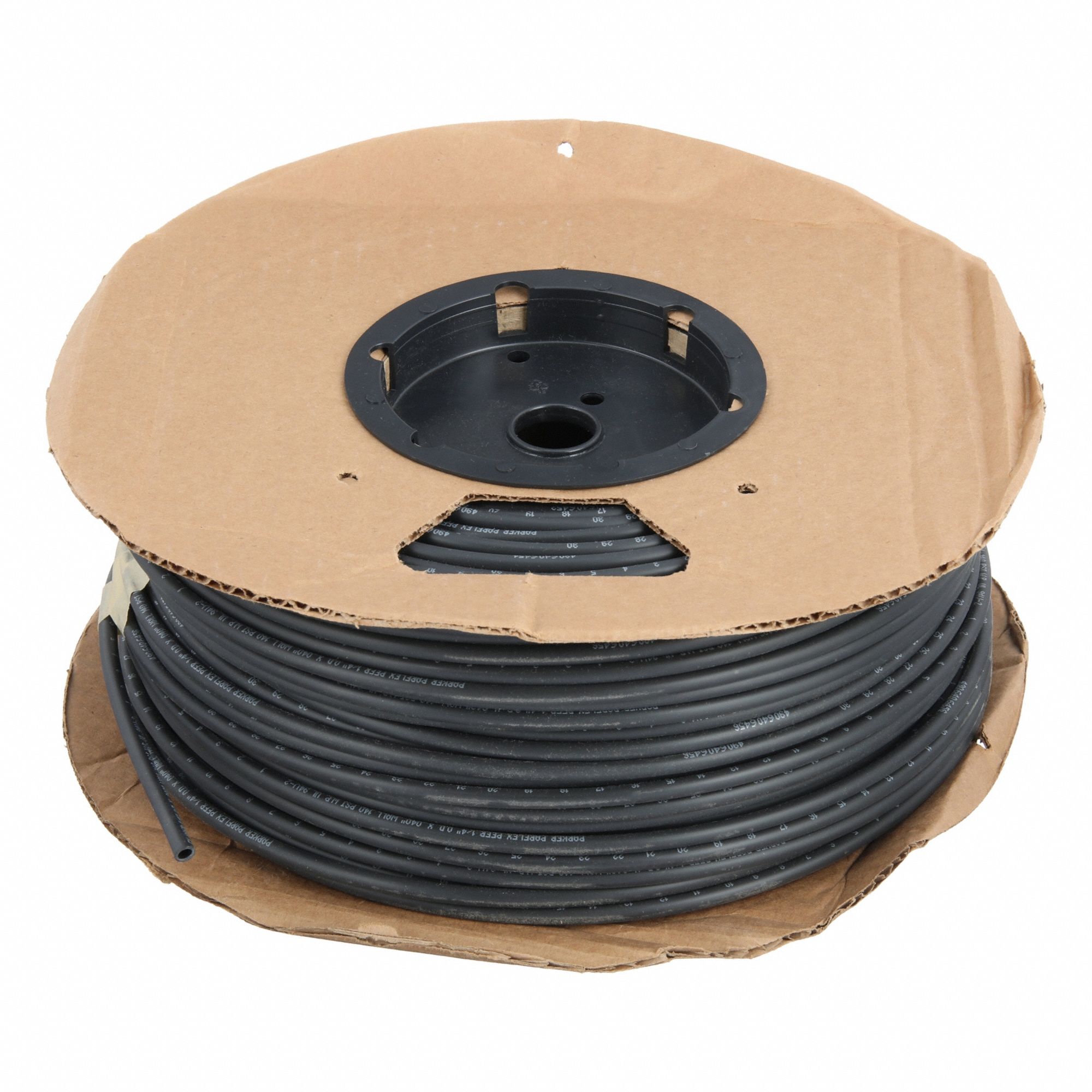 Tubing: Polyethylene, Black, 1/4 in Outside Dia, 5/32 in Inside Dia, 500 ft Overall Lg