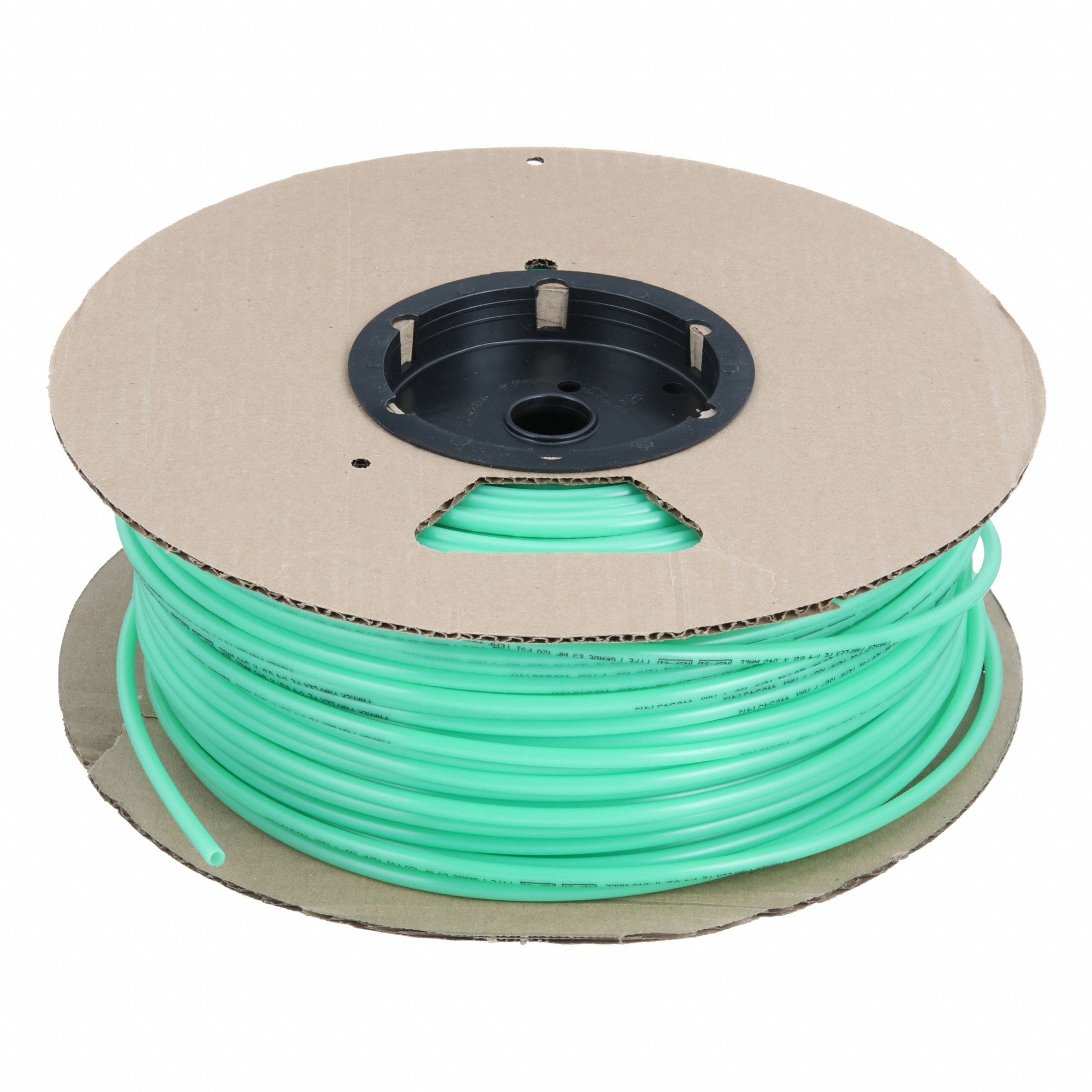 Tubing: Polyethylene, Green, 1/4 in OD, 5/32 in ID, 500 ft Lg