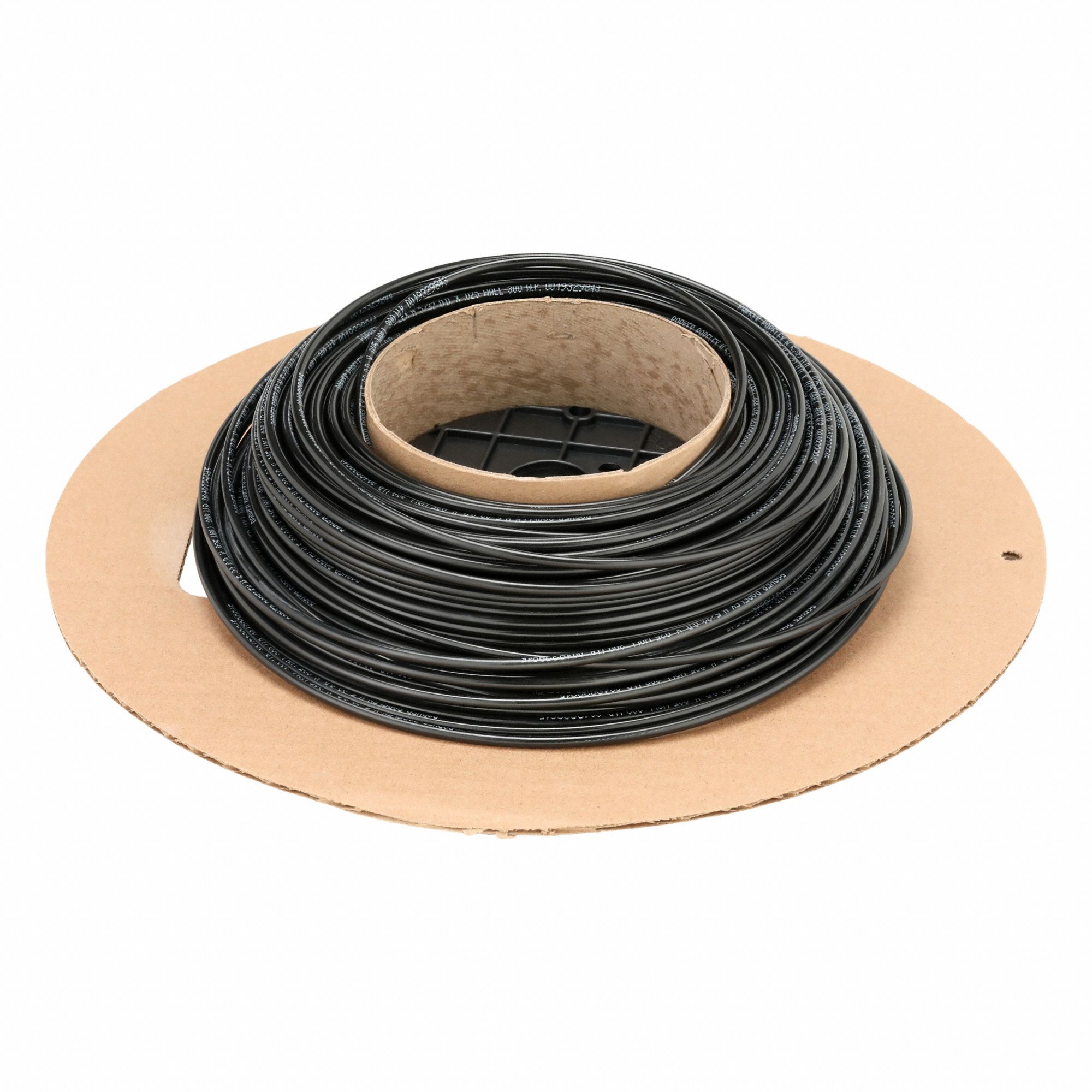 Tubing: Nylon, Black, 5/32 in OD, 7/64 in ID, 250 ft Lg, Shore D 62