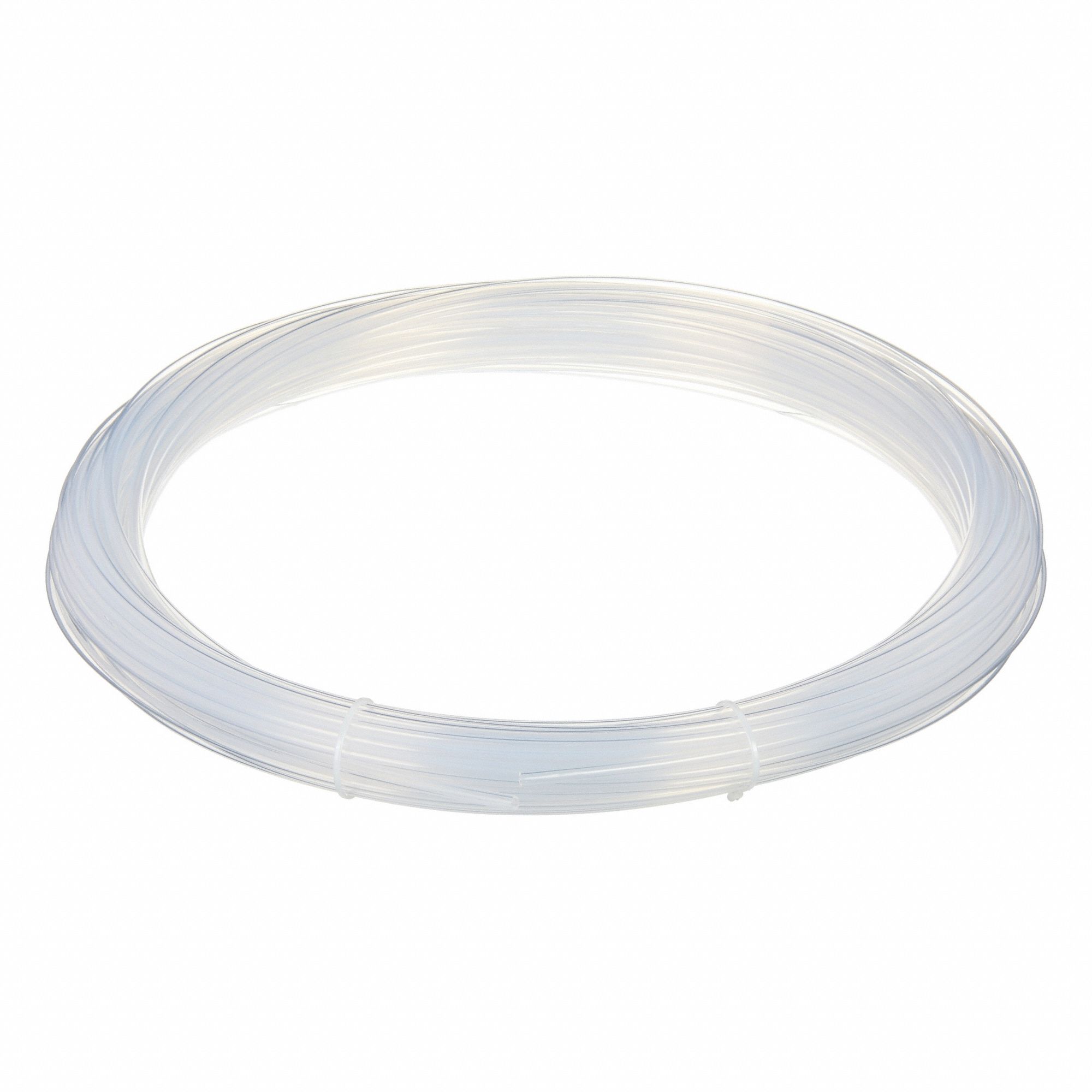 Tubing: PFA, Clear, 1/8 in ID, 3/16 in OD, 100 ft Lg