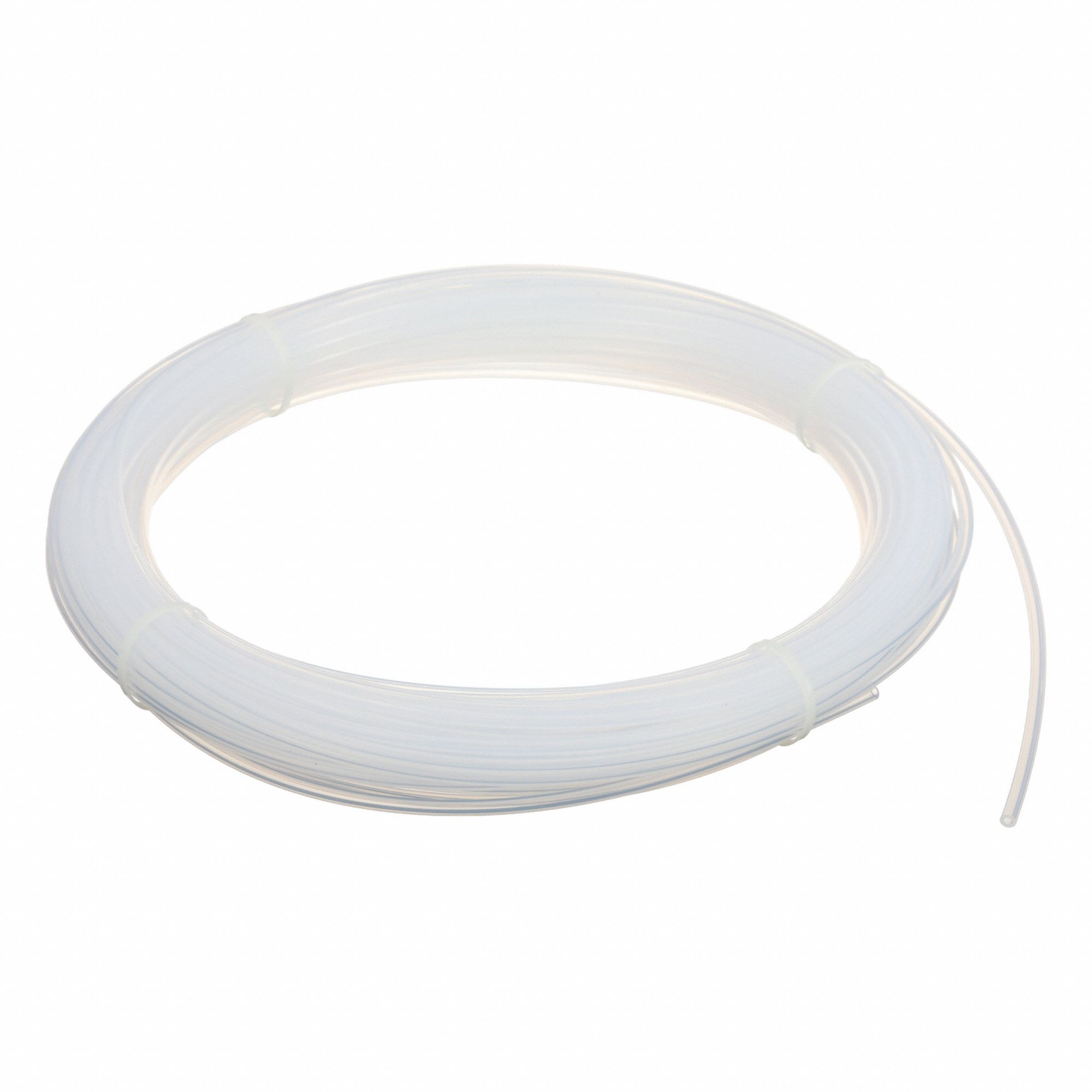 Tubing: PFA, Clear, 1/8 in ID, 1/4 in OD, 100 ft Lg