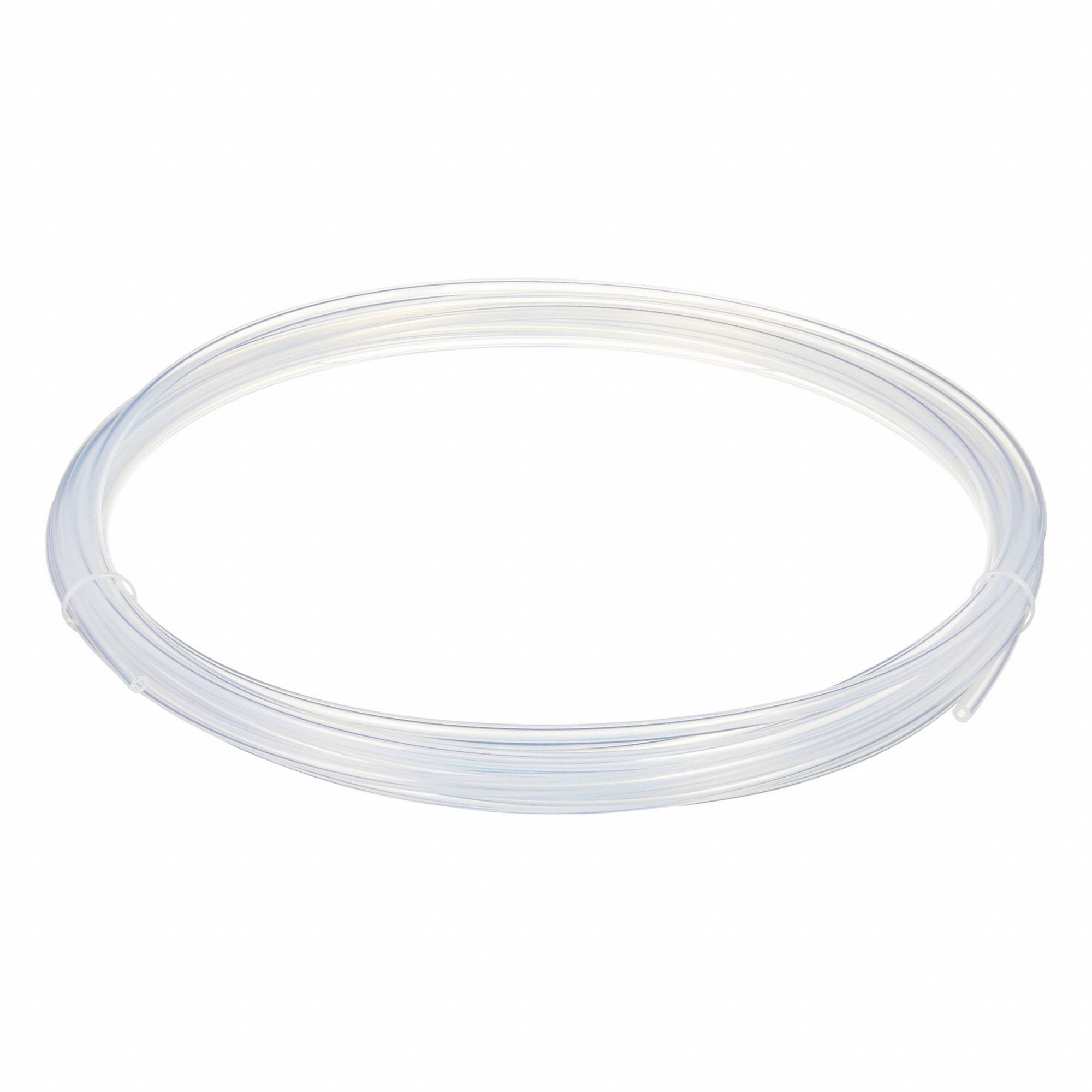 Tubing: PFA, Clear, 1/8 in ID, 1/4 in OD, 25 ft Lg