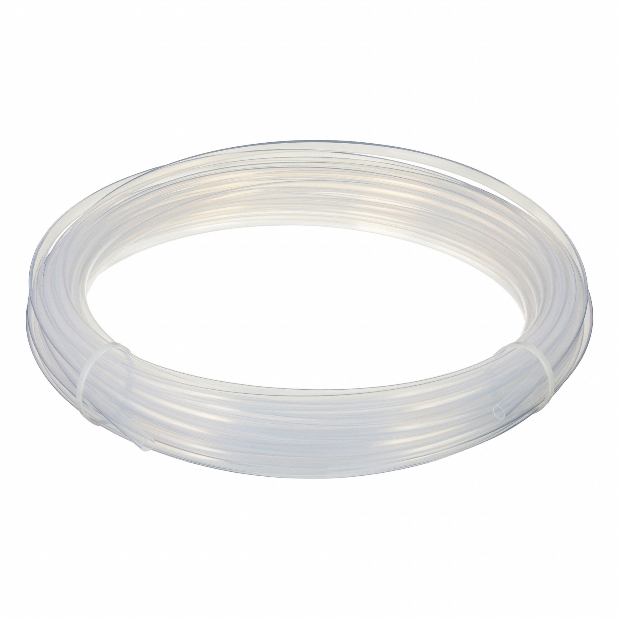 Tubing: PFA, Clear, 7/16 in ID, 1/2 in OD, 100 ft Lg