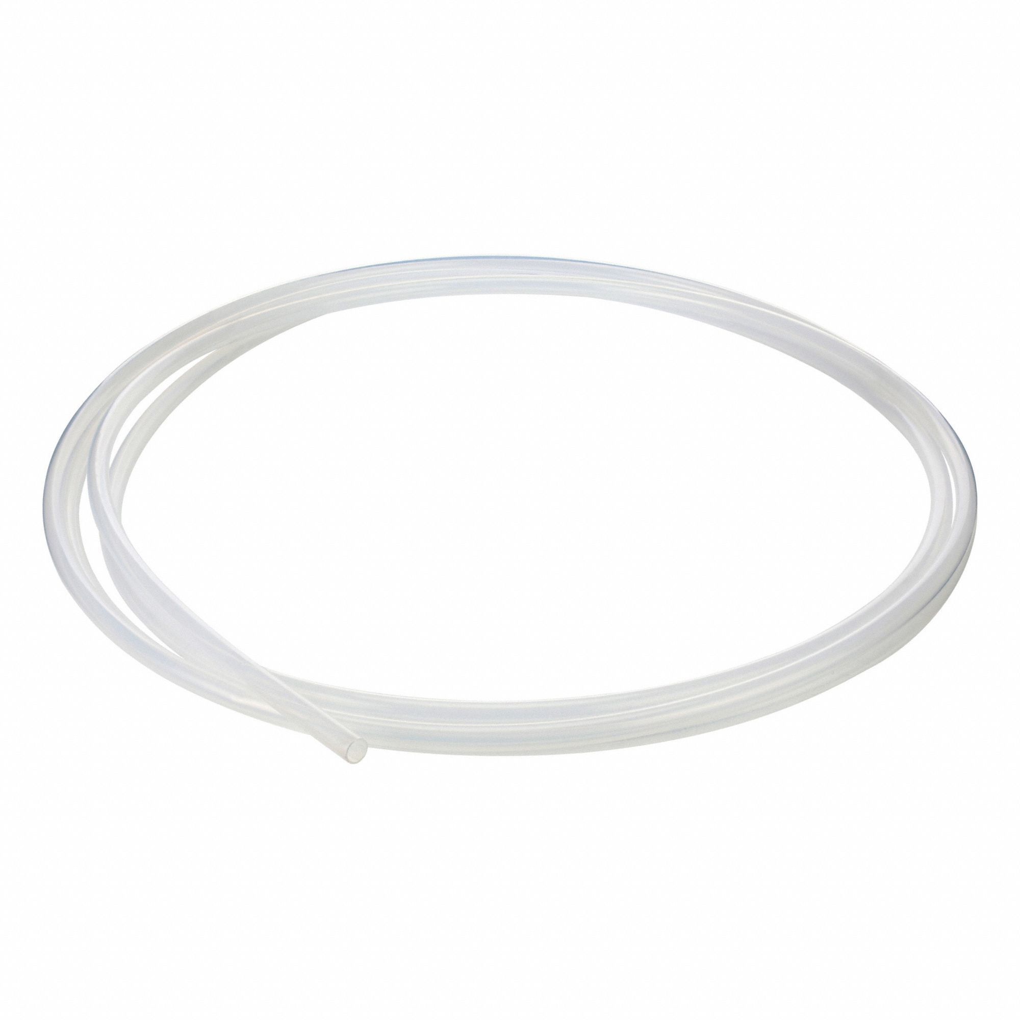 Tubing: PFA, Clear, 5/8 in ID, 3/4 in OD, 25 ft Lg