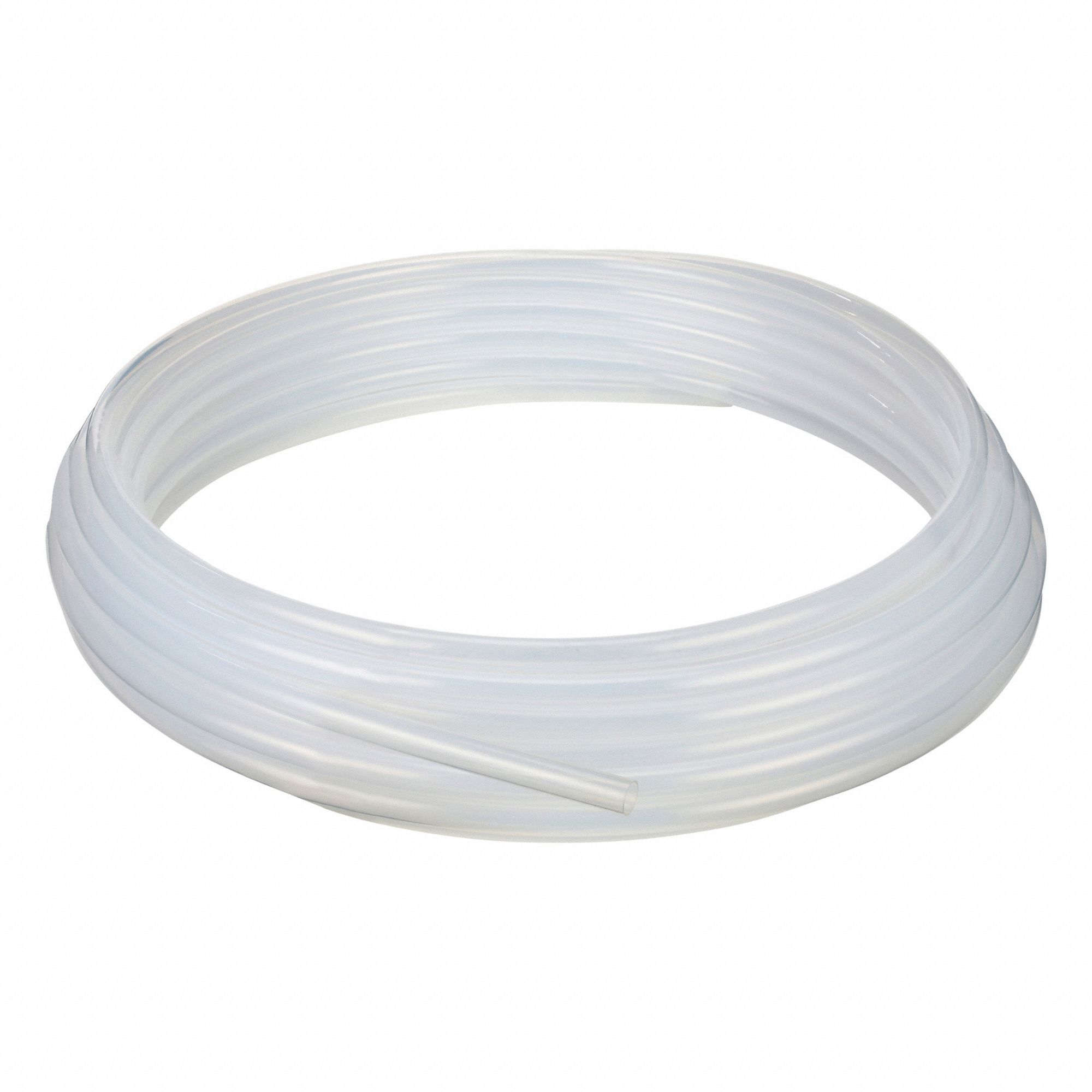 Tubing: PFA, Clear, 7/8 in ID, 1 in OD, 100 ft Lg