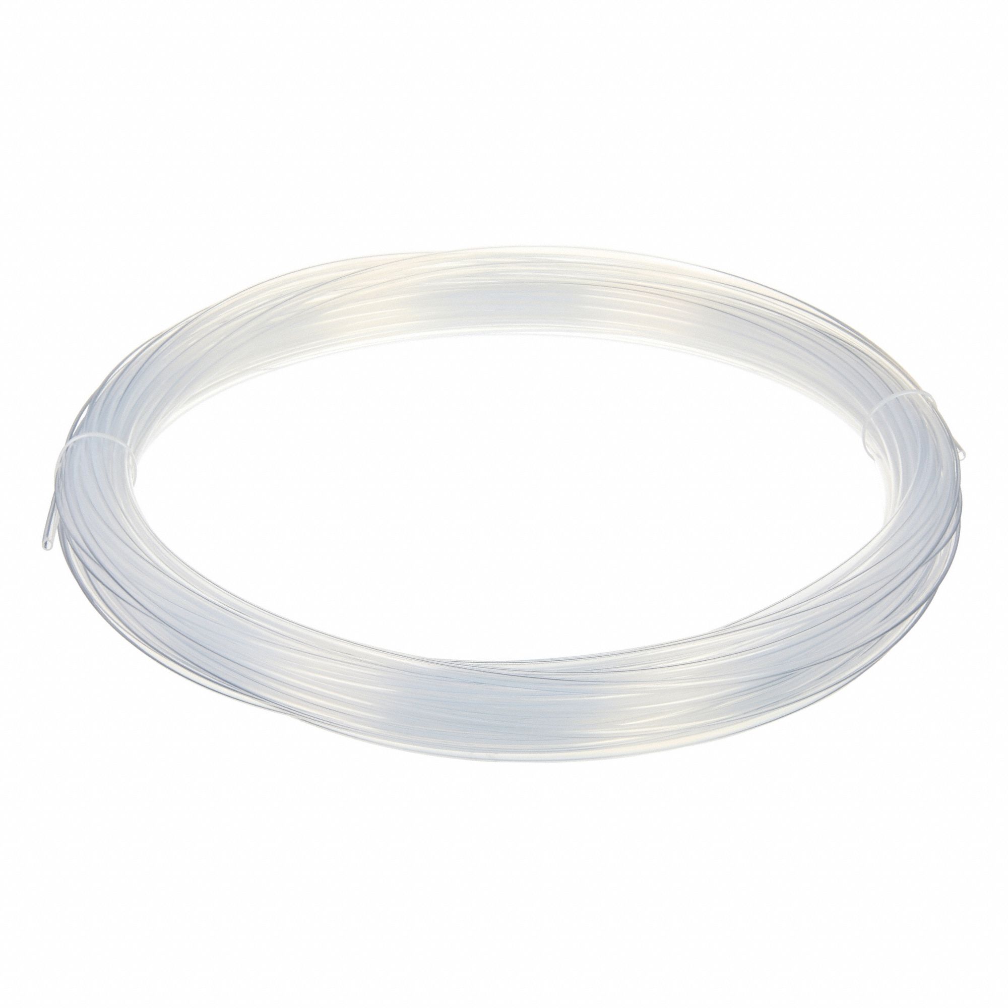 Tubing: High Purity PFA, Clear, 1/8 in ID, 3/16 in OD, 100 ft Lg