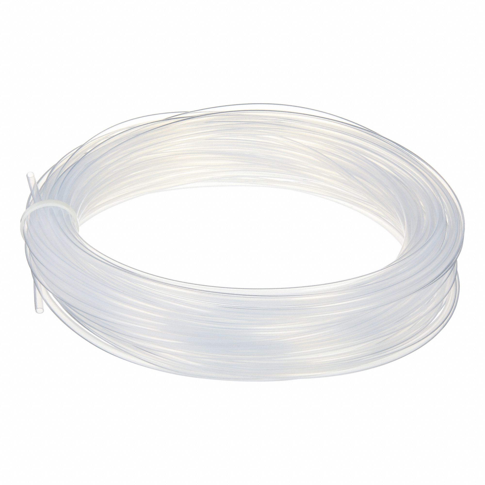 Tubing: High Purity PFA, Clear, 3/16 in ID, 1/4 in OD, 100 ft Lg