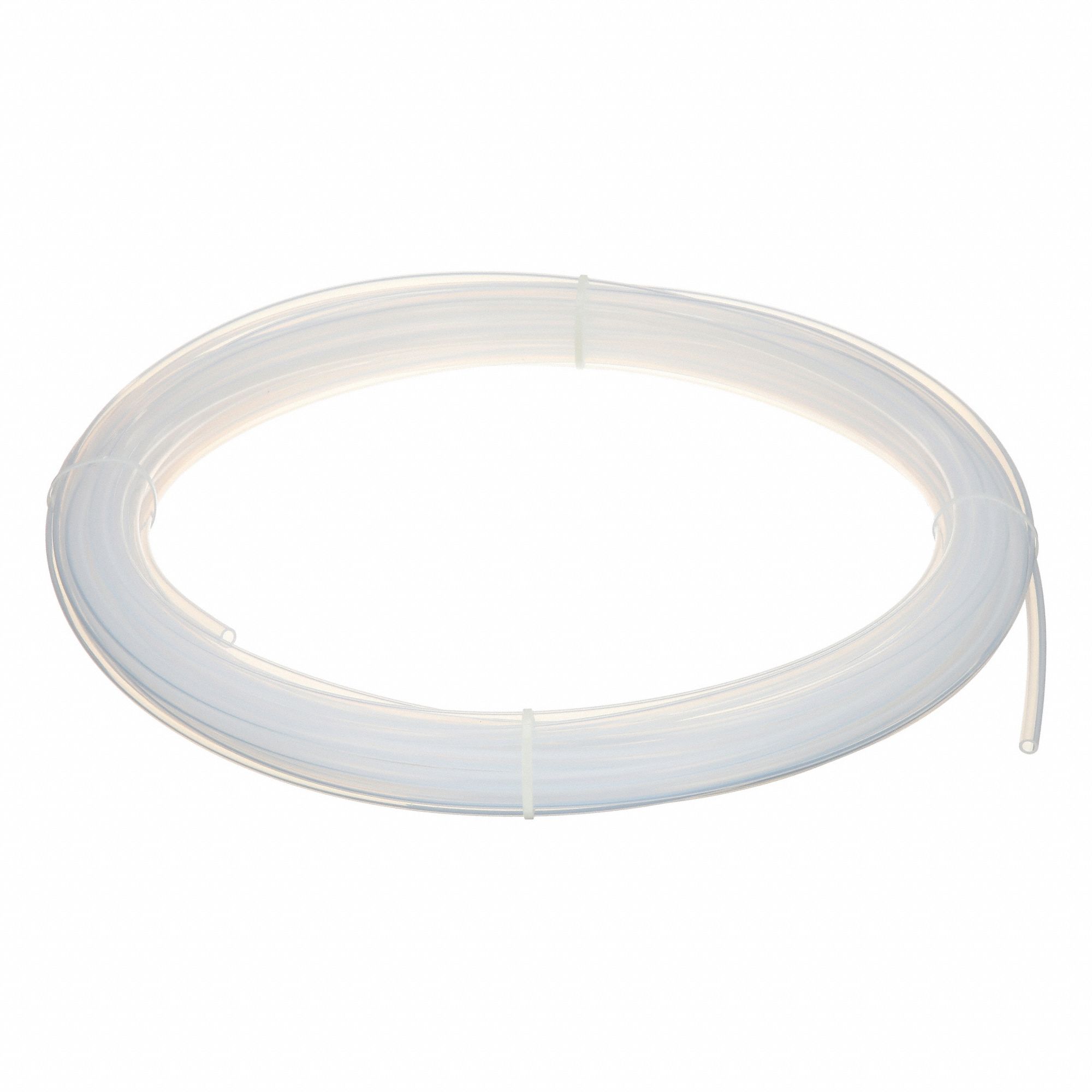 Tubing: High Purity PFA, Clear, 1/4 in ID, 3/8 in OD, 100 ft Lg
