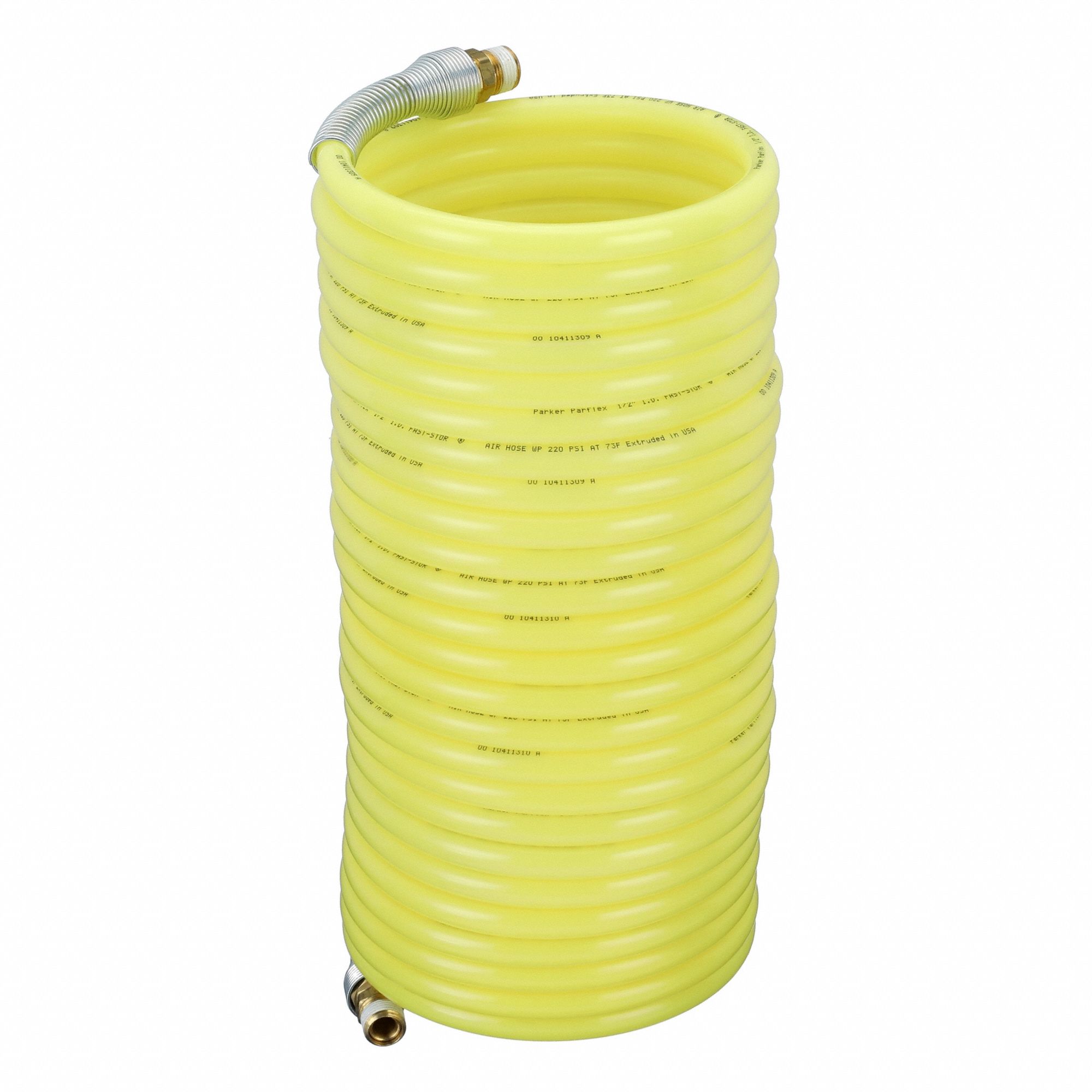 Tubing, Yellow, Shore D 62, 1/2" I.D., Nylon