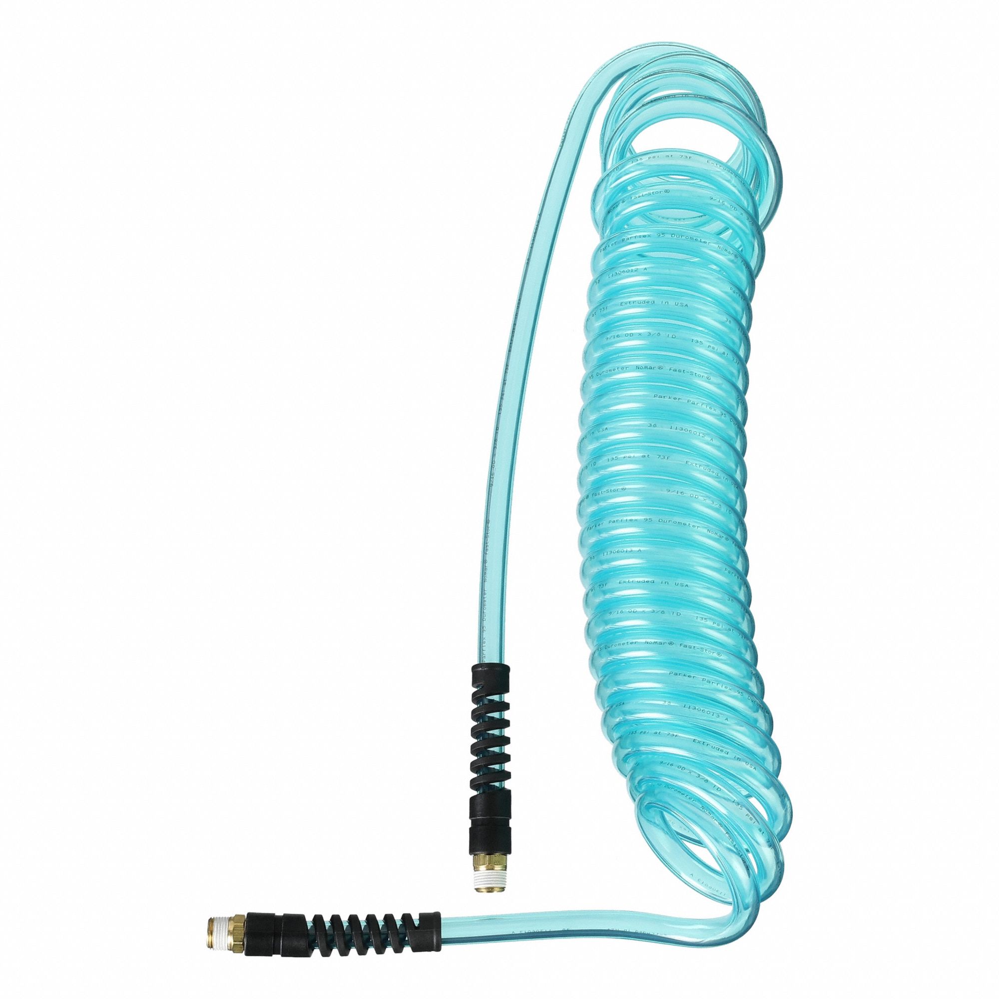 Tubing, Blue, Shore A 95, 3/8" I.D.