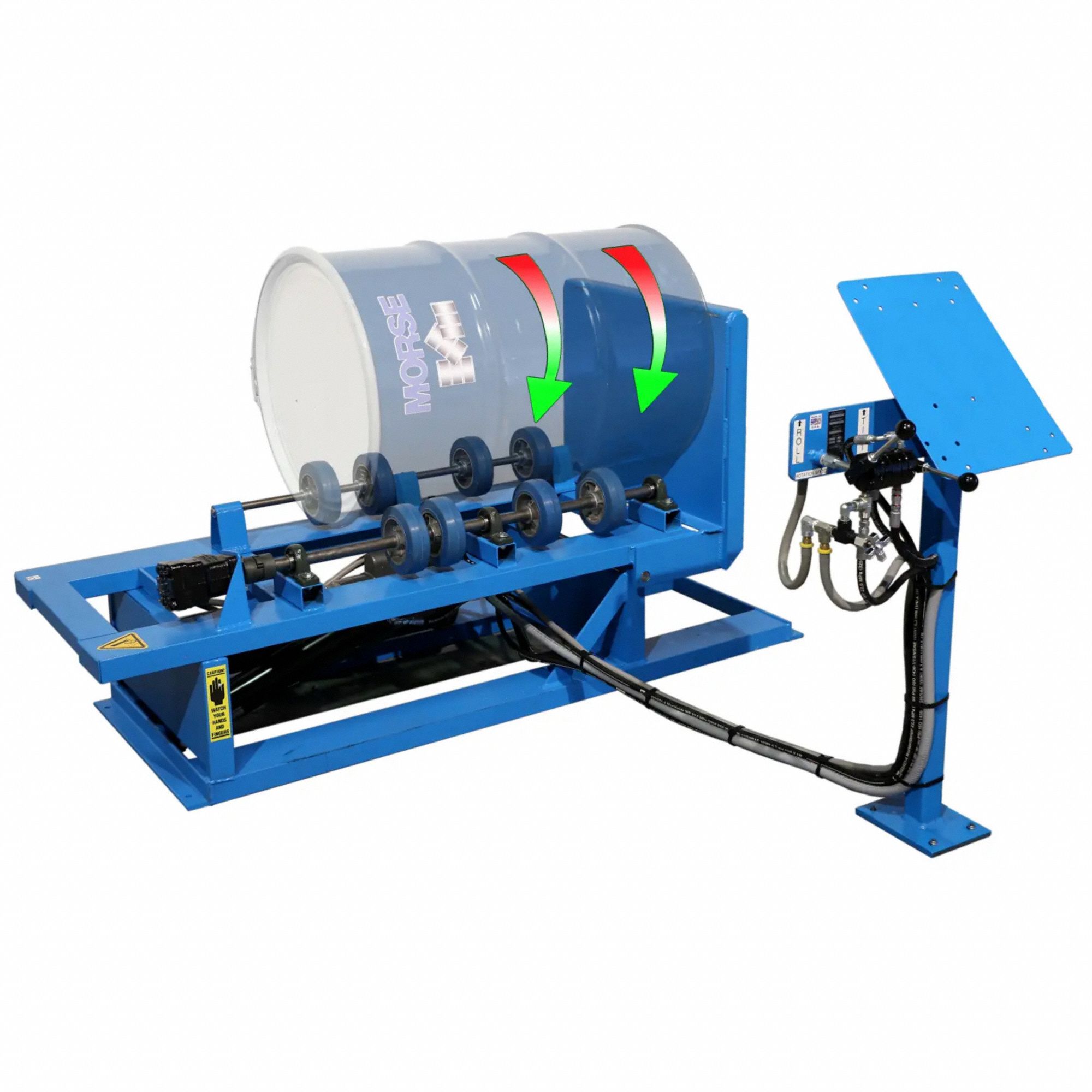 MORSE, 1 hp HP, Hydraulic Lift, Drum Roller 797FZ1456A Grainger