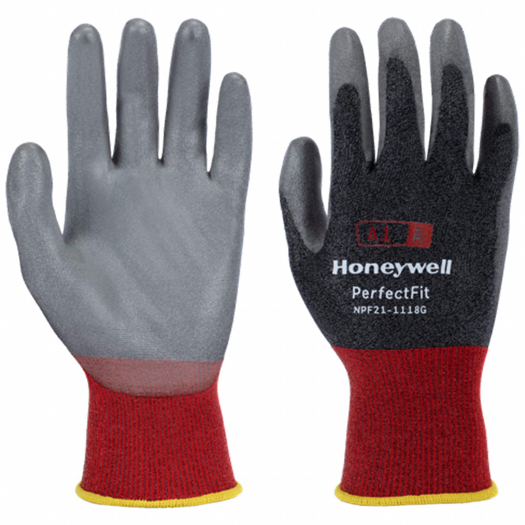 GANTS RÉSISTANT COUPURE, TG(10), RÉSISTANCE AUX COUPURES DE NIVEAU A1 ANSI, ¾ TREMPÉ, PU, NYLON, 18 GA
