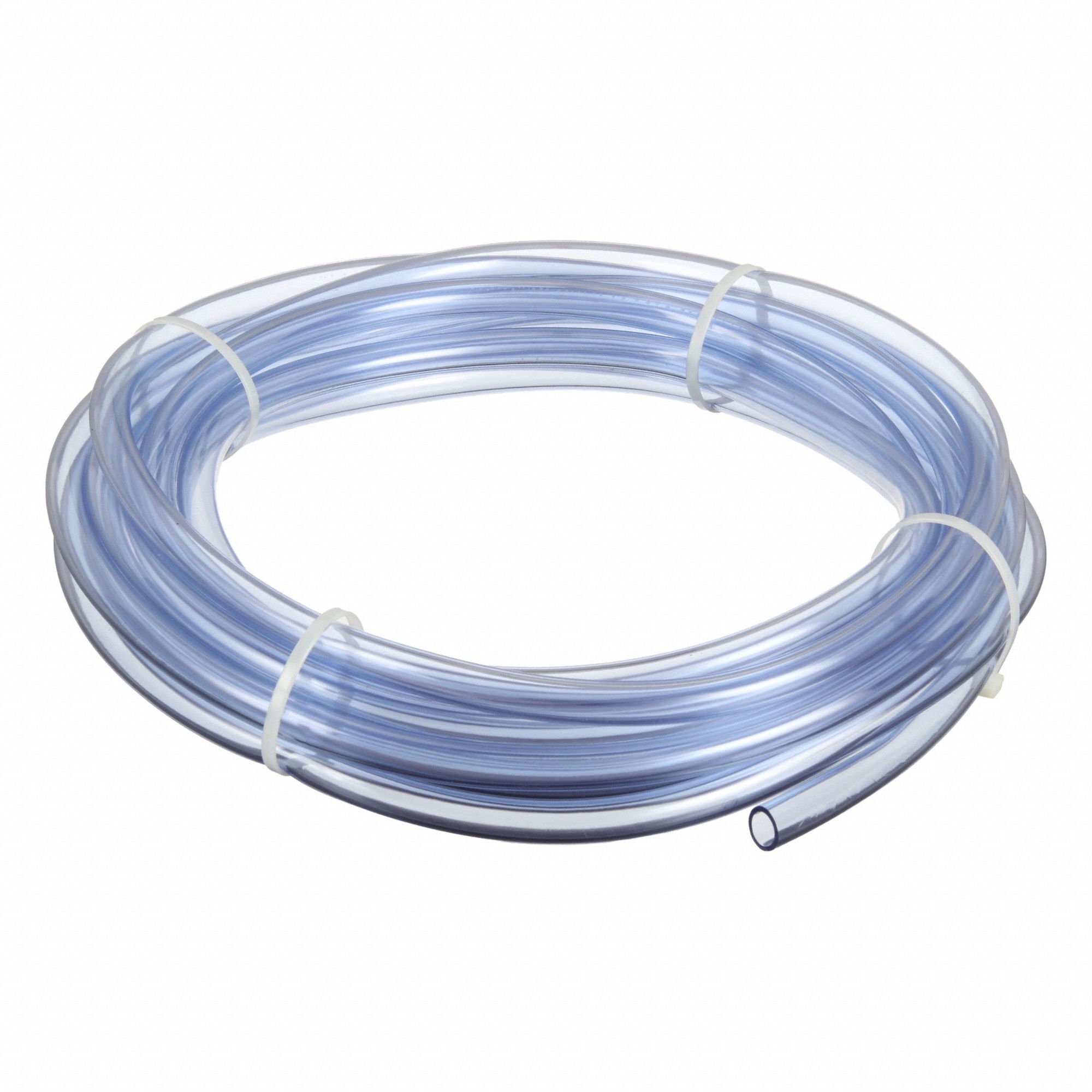 Tubing: PVC, 10 mm Inside Dia, 13 mm Outside Dia, 25 ft Lg, Clear, Not Reinforced