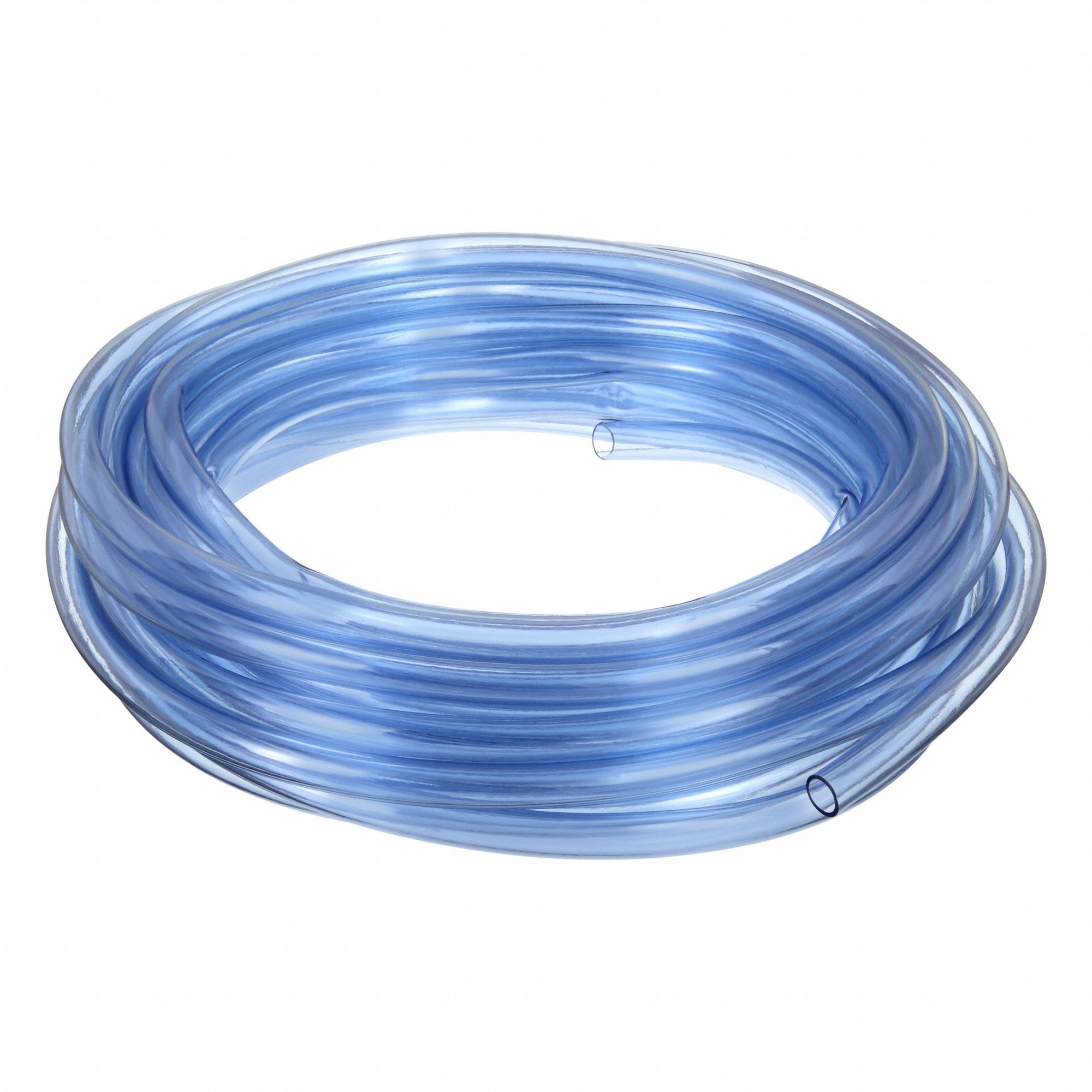 Tubing: PVC, 12 mm Inside Dia, 15 mm Outside Dia, 50 ft Lg, Clear, Not Reinforced
