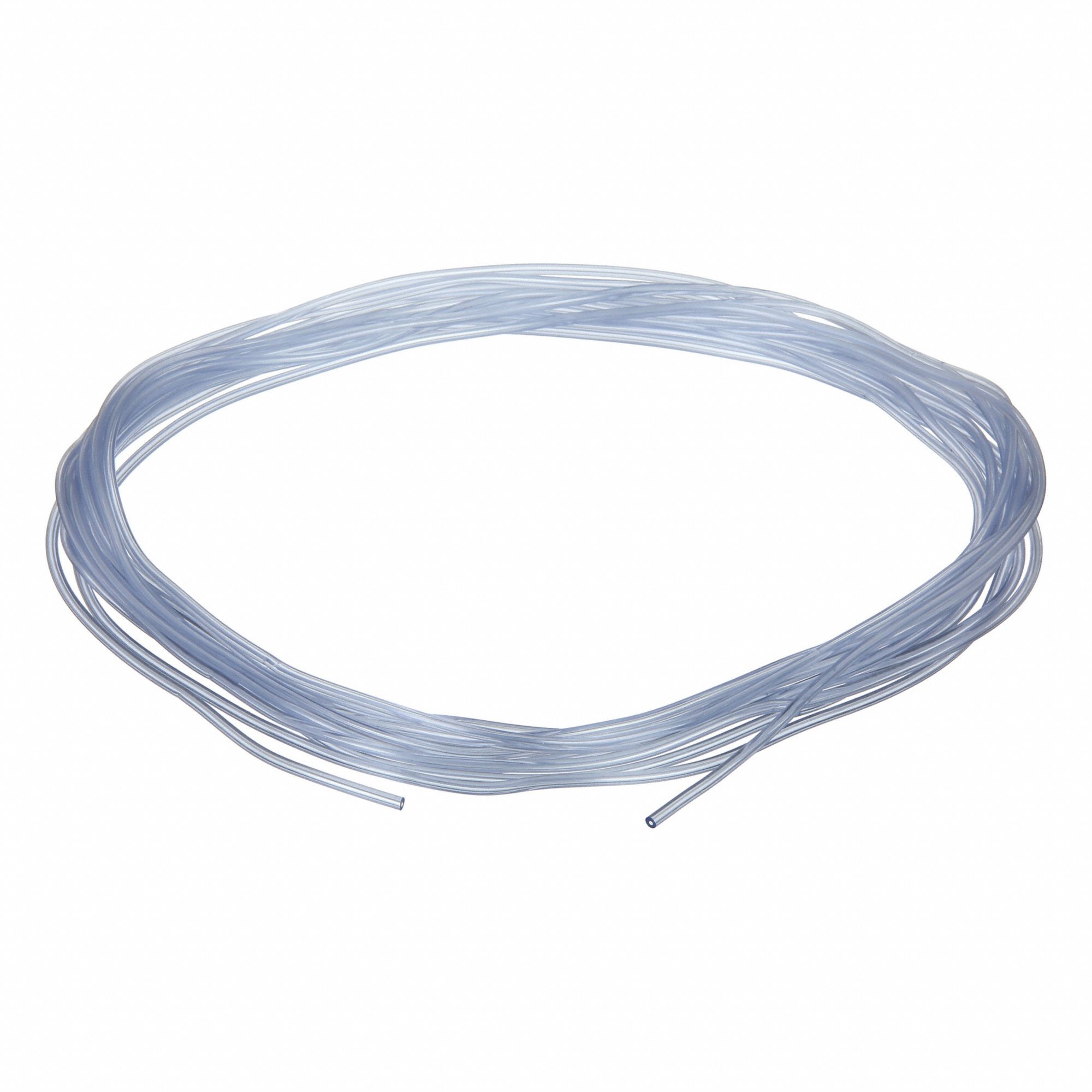 Tubing: PVC, 1 mm Inside Dia, 3 mm Outside Dia, 25 ft Lg, Clear, Not Reinforced