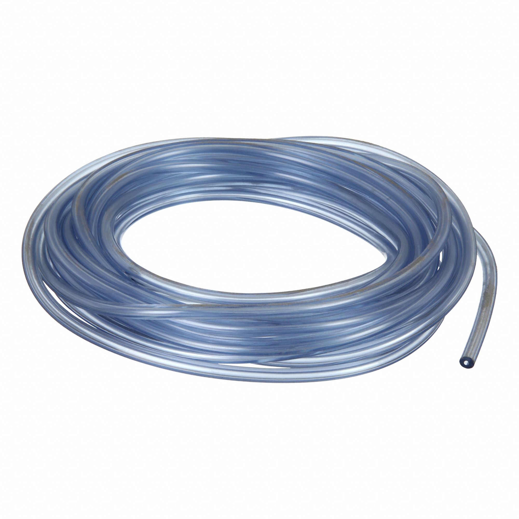 Tubing: PVC, 2 mm Inside Dia, 6 mm Outside Dia, 25 ft Lg, Clear, Not Reinforced