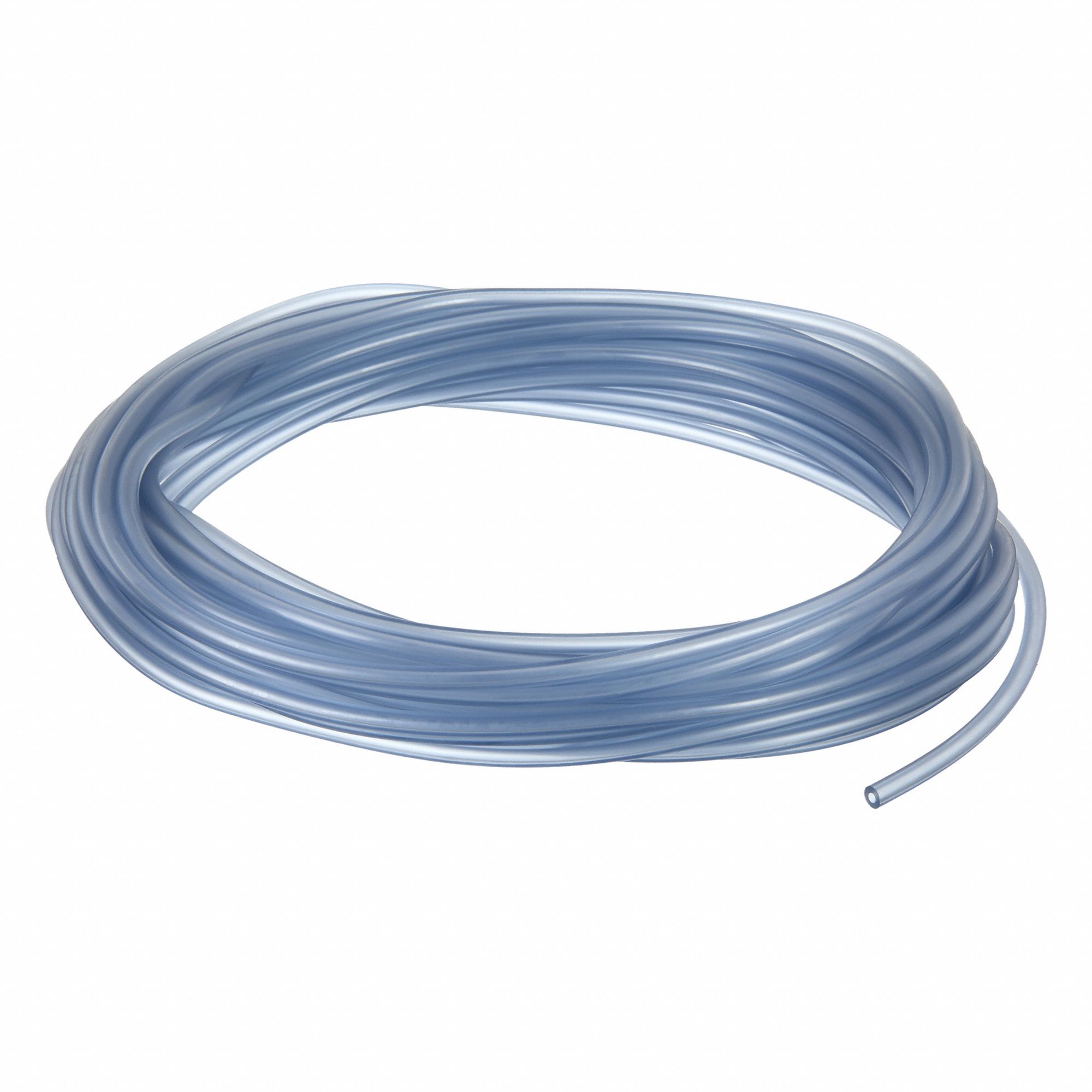 Tubing: PVC, 3 mm Inside Dia, 7 mm Outside Dia, 50 ft Lg, Clear, Not Reinforced