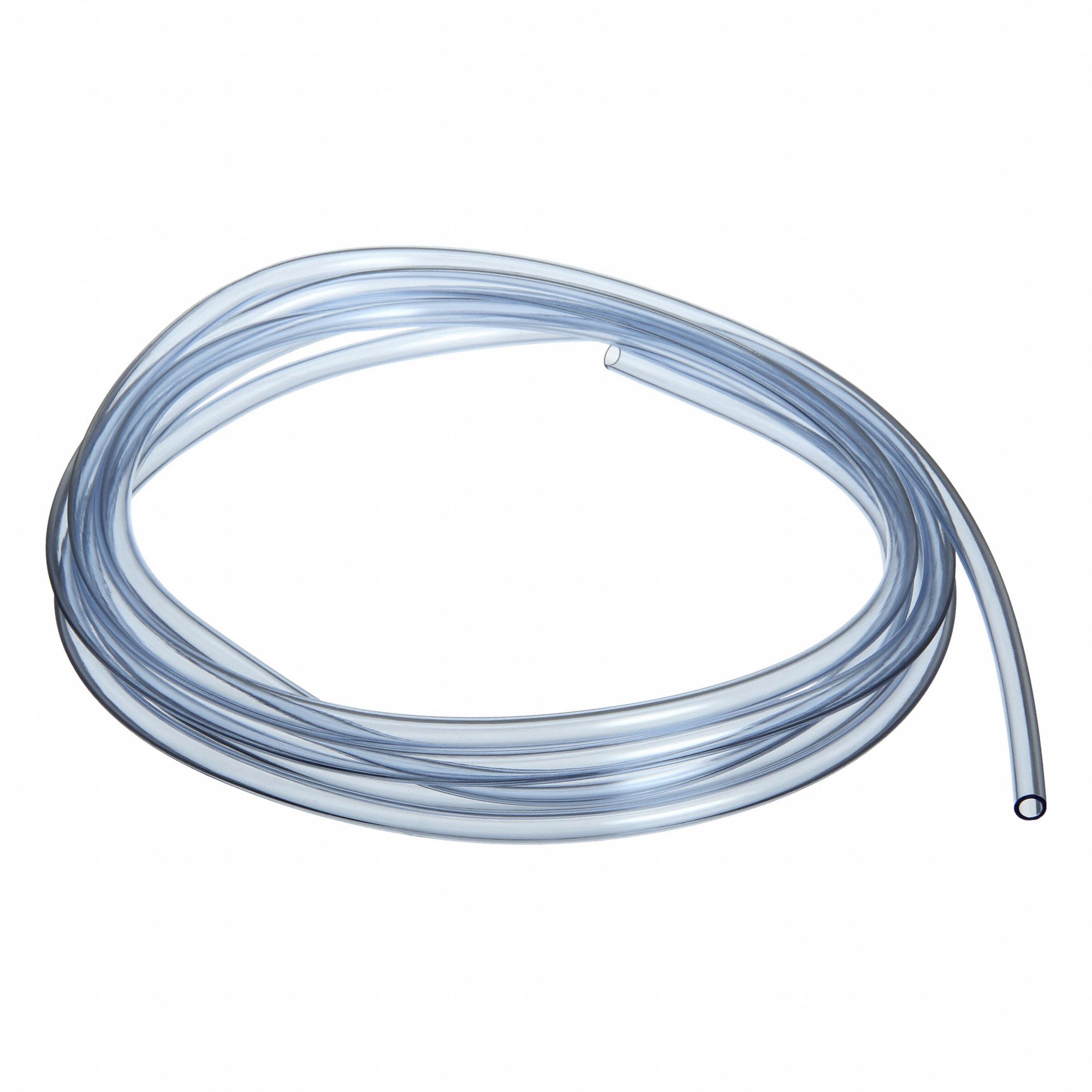 Tubing: PVC, 5 mm Inside Dia, 7 mm Outside Dia, 10 ft Lg, Clear, Not Reinforced