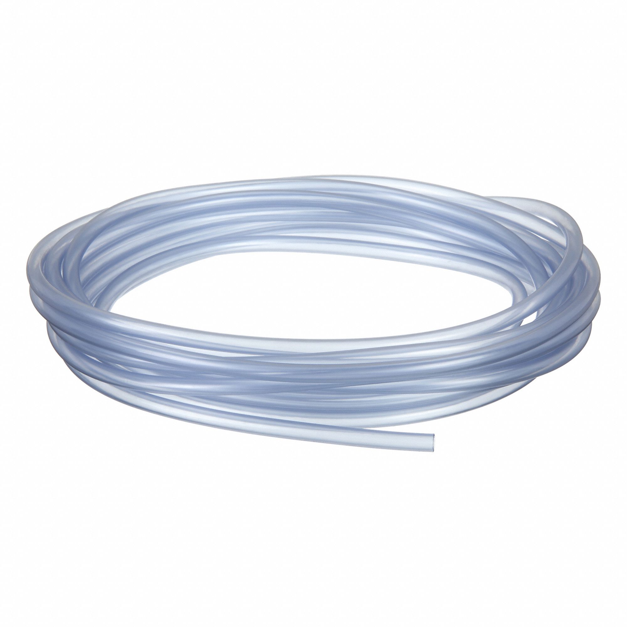 Tubing: PVC, 6 mm Inside Dia, 8 mm Outside Dia, 25 ft Lg, Clear, Not Reinforced