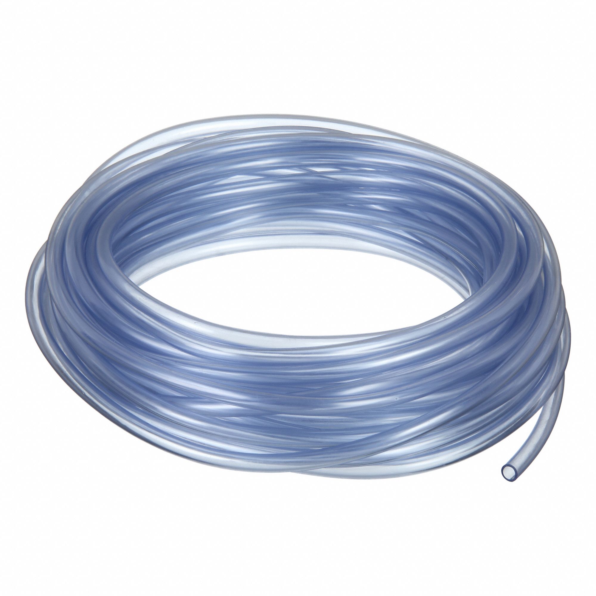 Tubing: PVC, 6 mm Inside Dia, 8 mm Outside Dia, 50 ft Lg, Clear, Not Reinforced