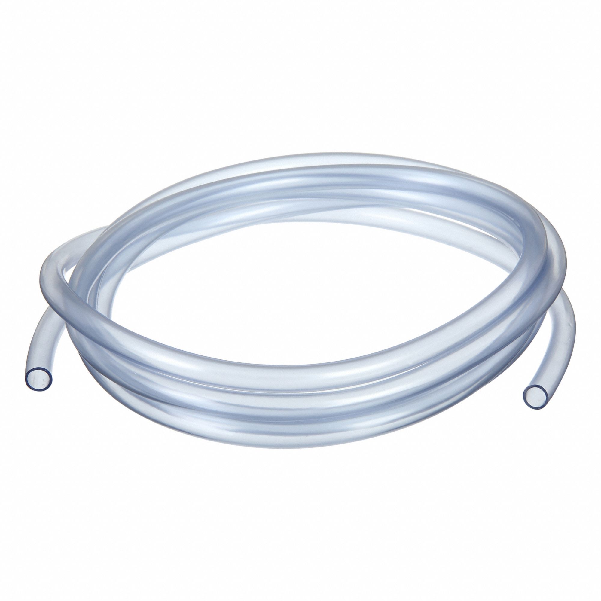 Tubing: PVC, 9 mm Inside Dia, 11 mm Outside Dia, 10 ft Lg, Clear, Not Reinforced