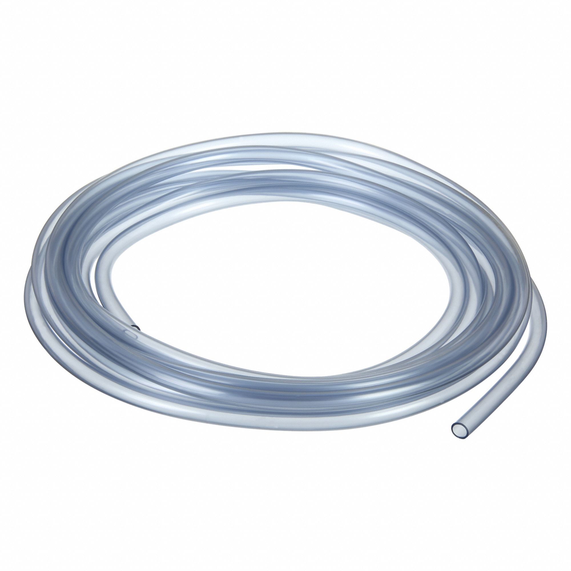 Tubing: PVC, 9 mm Inside Dia, 11 mm Outside Dia, 25 ft Lg, Clear, Not Reinforced