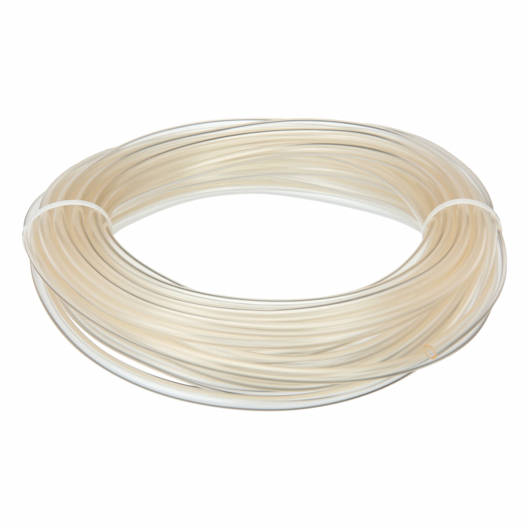 Tubing: PVC, 3/16 in Inside Dia, 7/16 in Outside Dia, 50 ft Lg, Clear, Not Reinforced