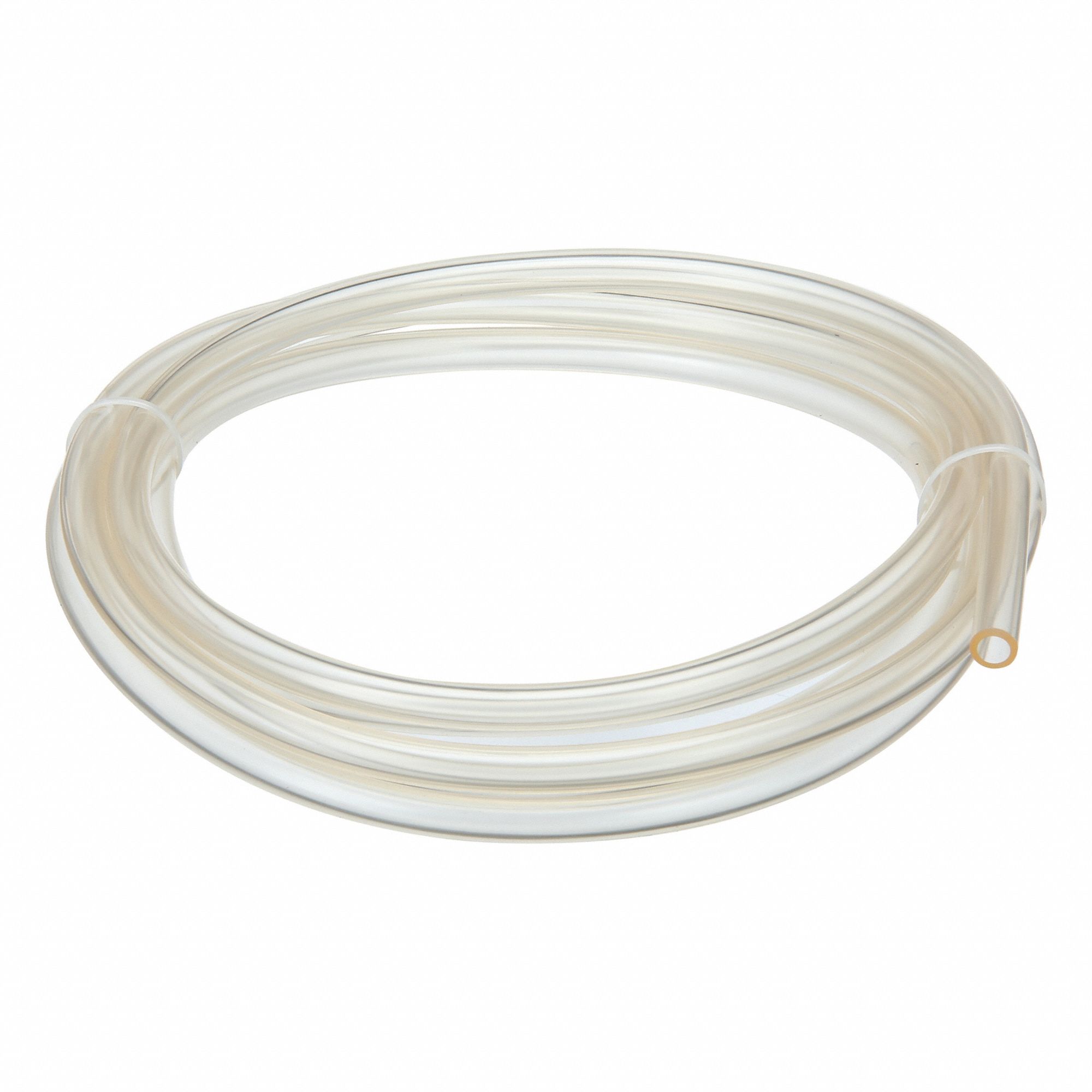 Tubing: PVC, 3/16 in Inside Dia, 7/16 in Outside Dia, 10 ft Lg, Clear, Not Reinforced