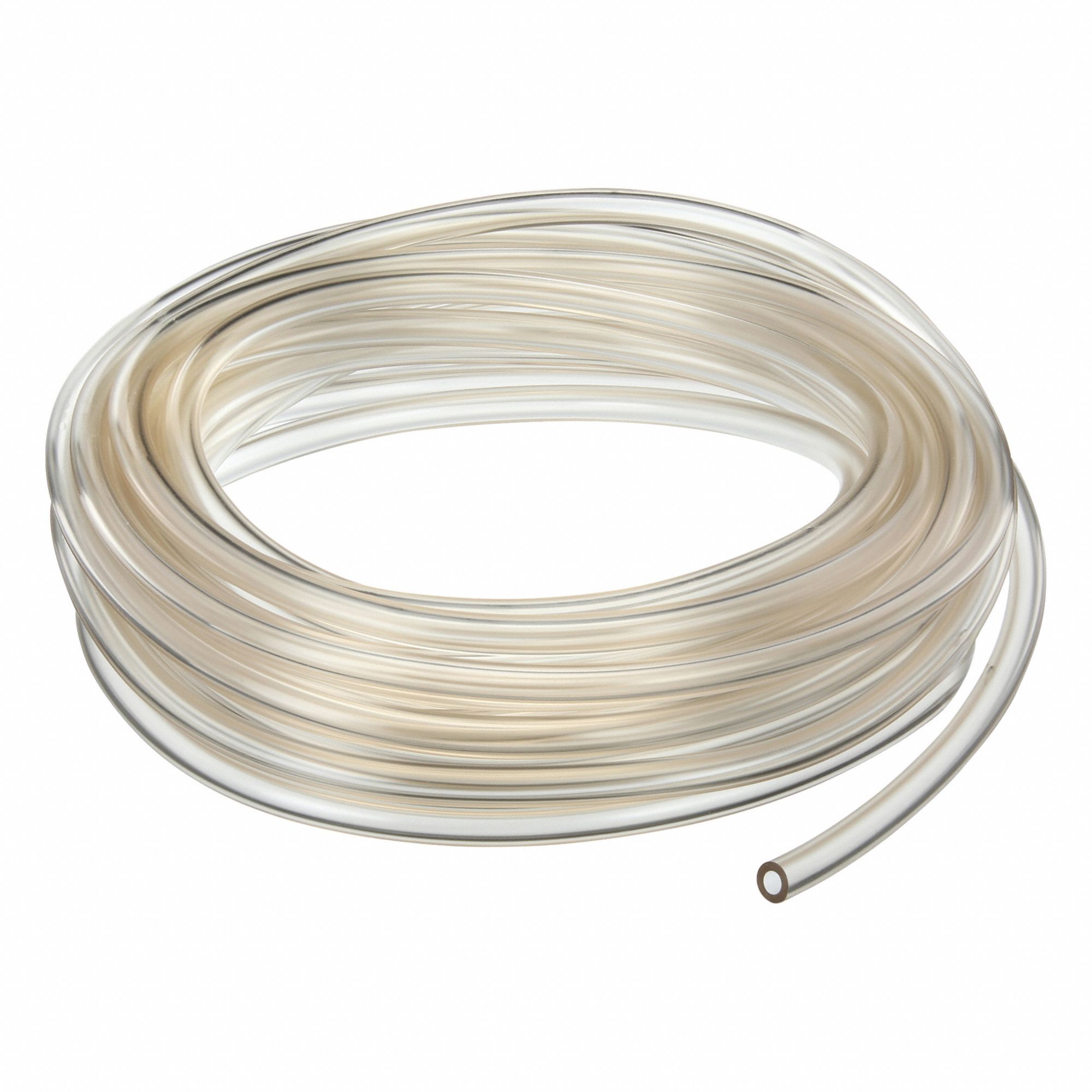 Tubing: PVC, 5/16 in Inside Dia, 9/16 in Outside Dia, 50 ft Lg, Clear, Not Reinforced