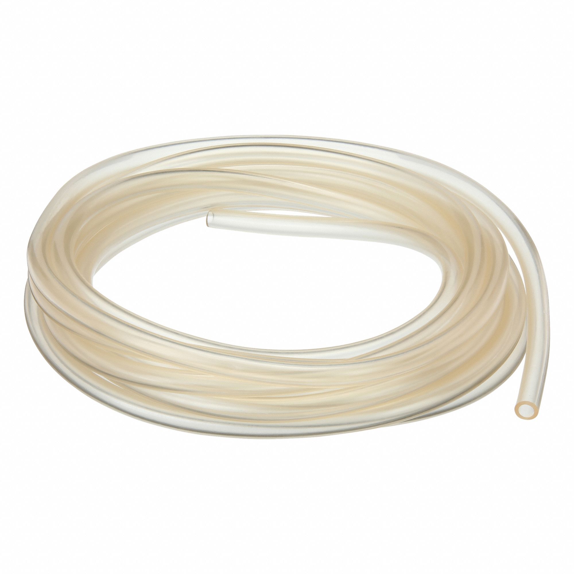 Tubing: PVC, 3/8 in Inside Dia, 9/16 in Outside Dia, 25 ft Lg, Clear, Not Reinforced