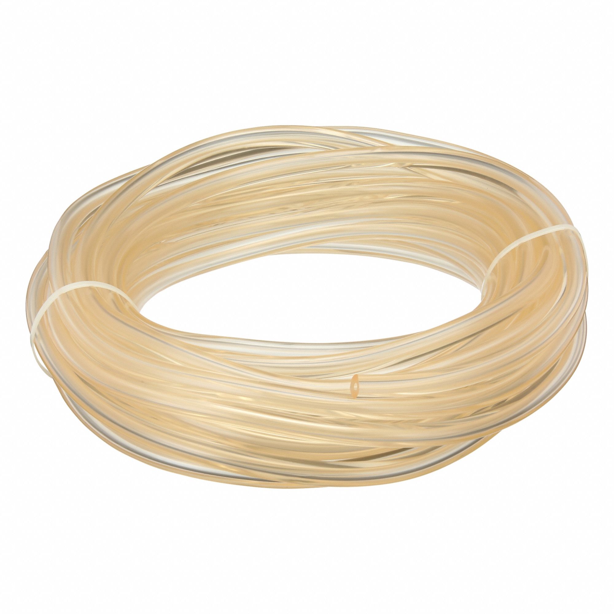 Tubing: PVC, 3/16 in Inside Dia, 9/16 in Outside Dia, 50 ft Lg, Clear, Not Reinforced