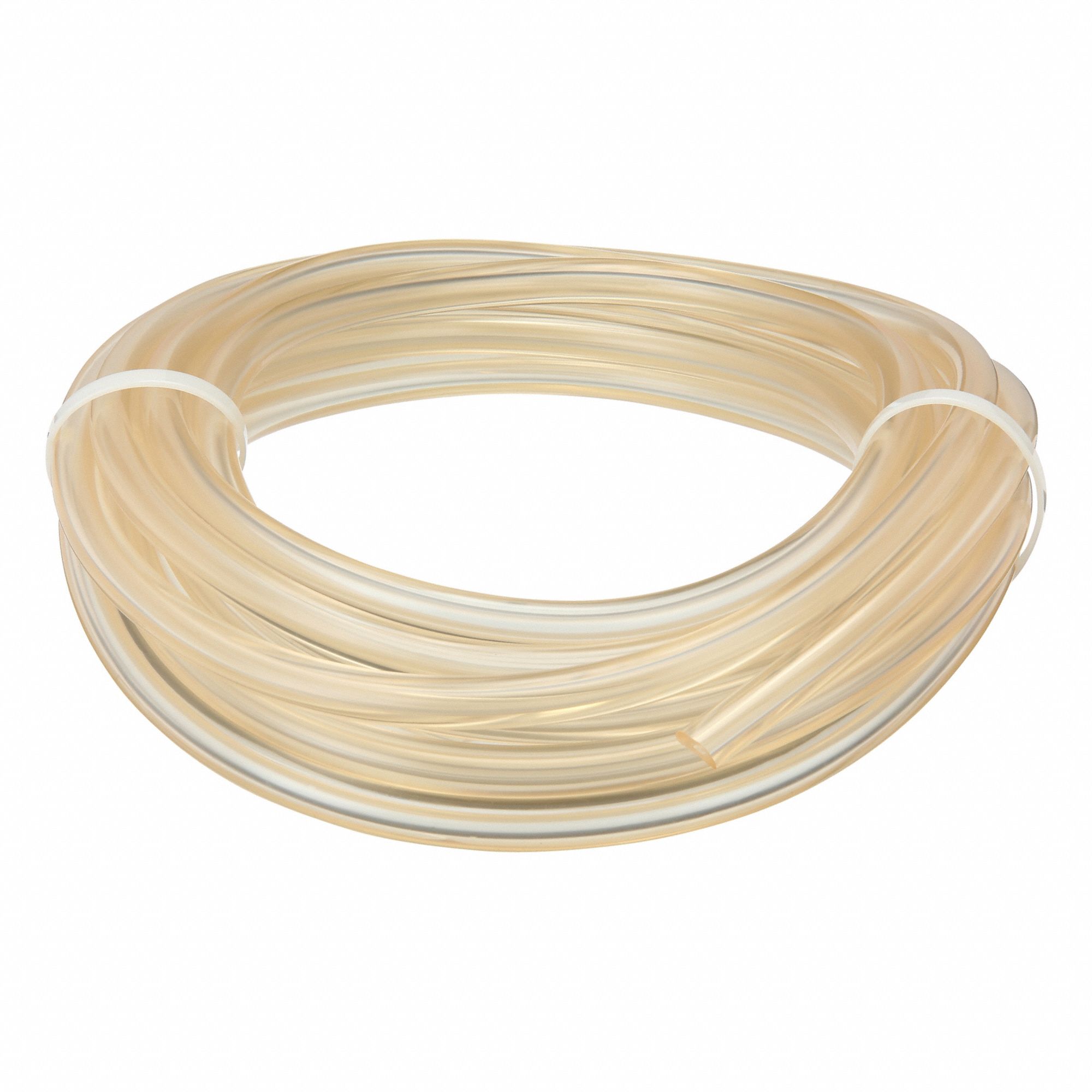 Tubing: PVC, 3/16 in Inside Dia, 9/16 in Outside Dia, 25 ft Lg, Clear, Not Reinforced